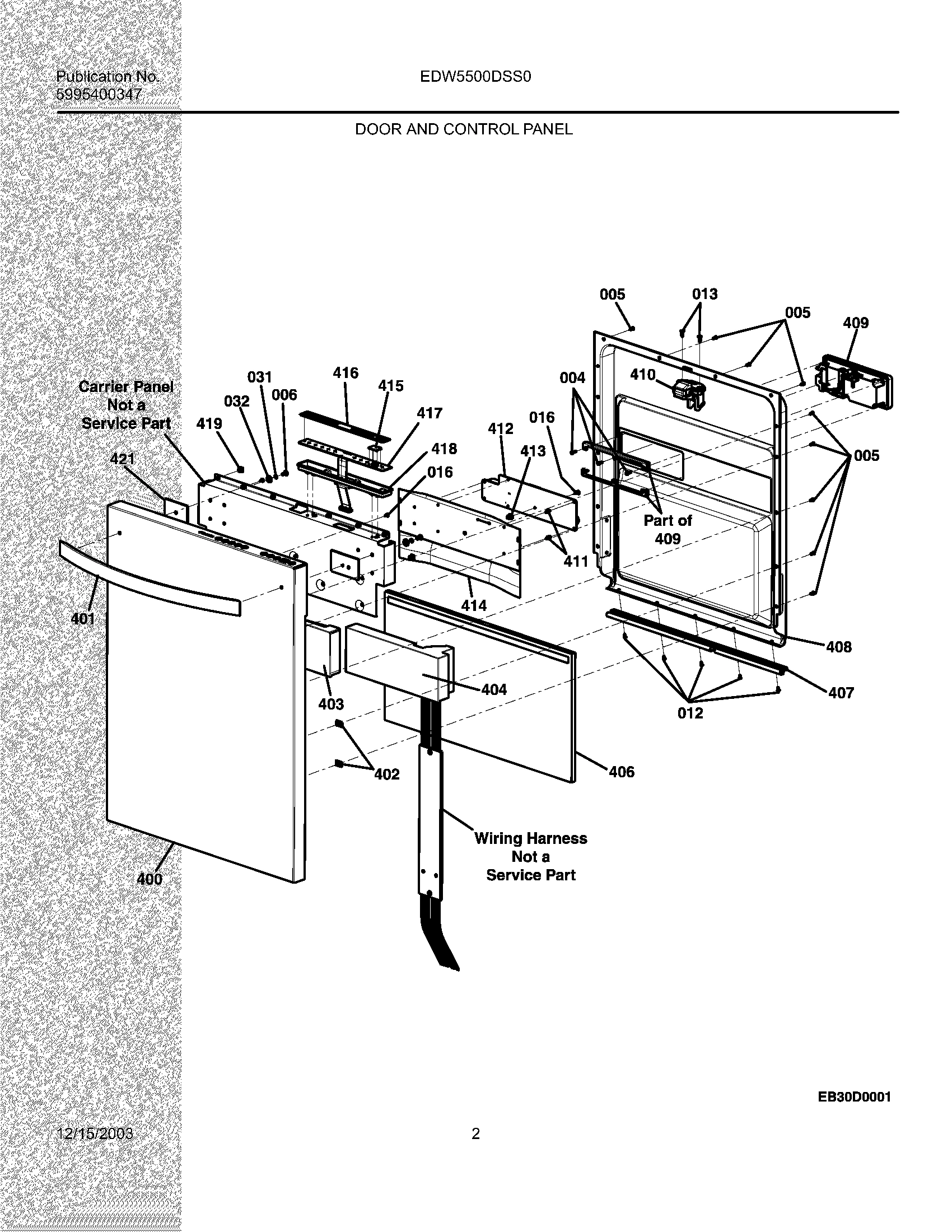 03 - DOOR AND CONTROL PANEL