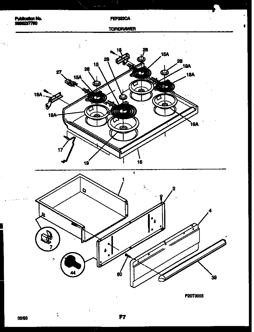 04 - COOKTOP AND DRAWER PARTS