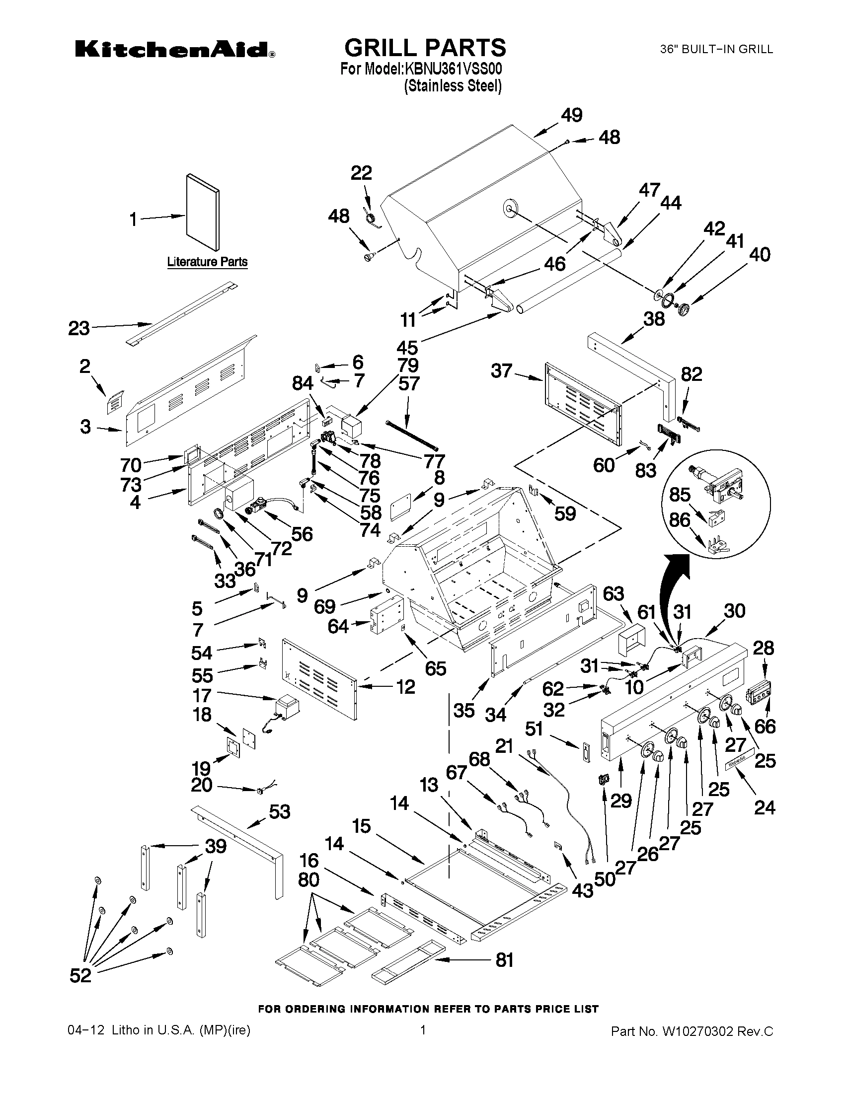 01 - GRILL PARTS