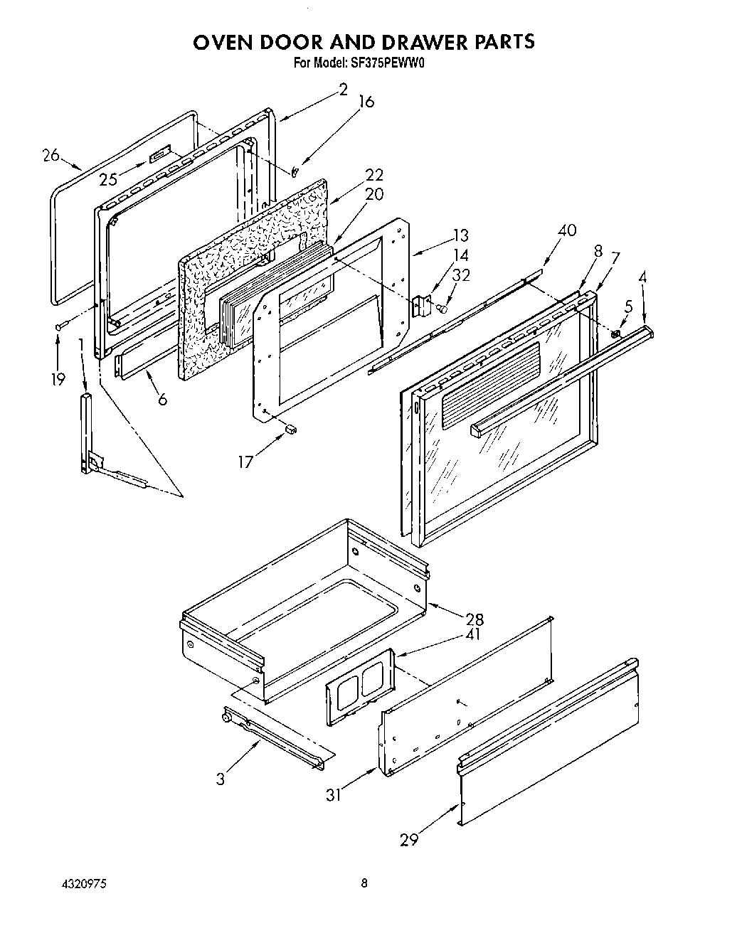 06 - OVEN DOOR AND DRAWER