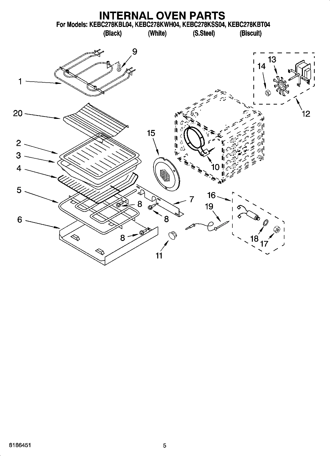 04 - INTERNAL OVEN PARTS