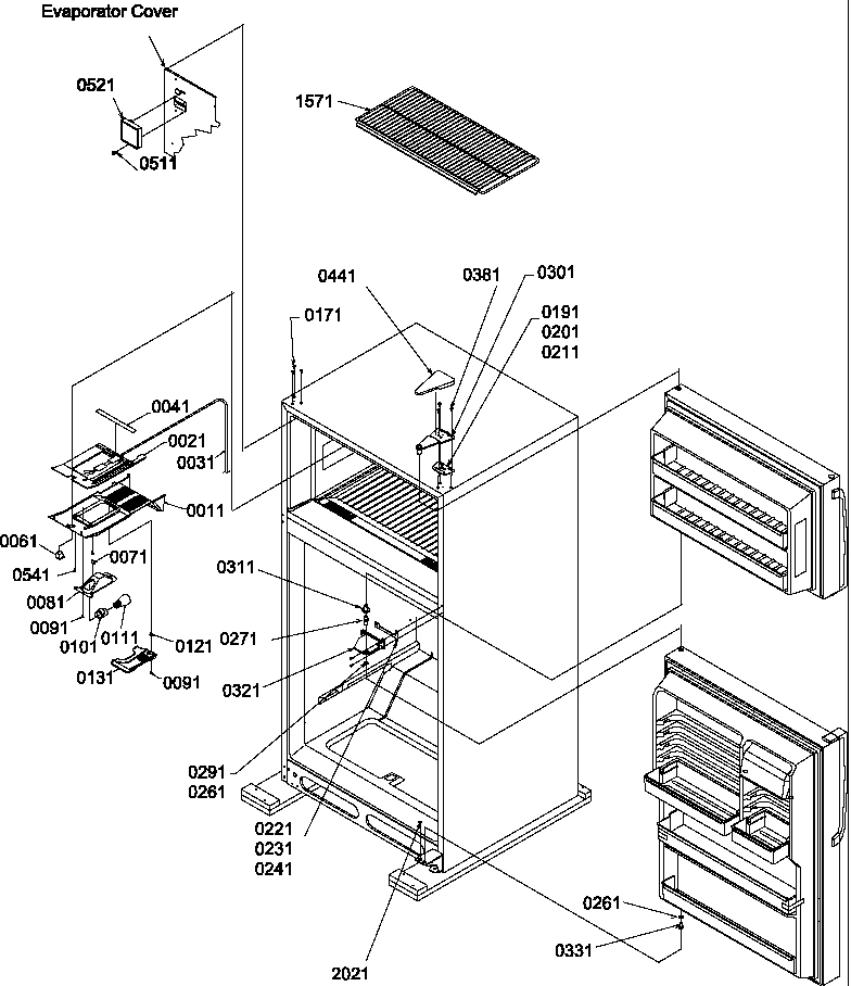 03 - DOOR HINGES AND FZ SHELF