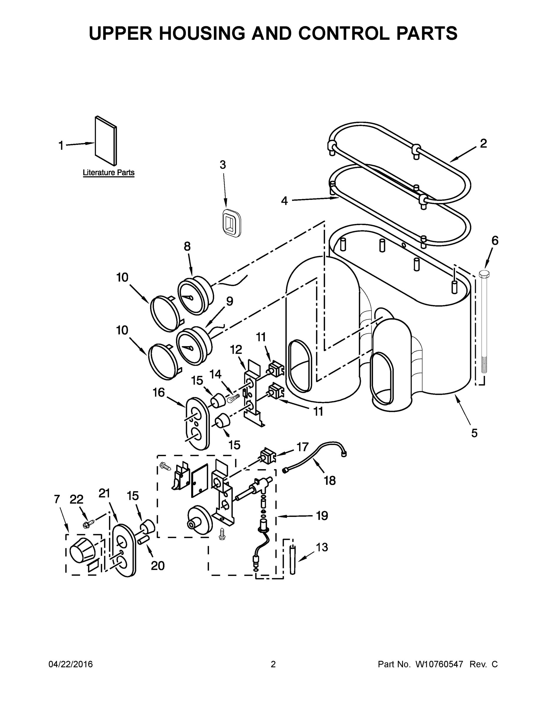 02 - UPPER HOUSING AND CONTROL PARTS