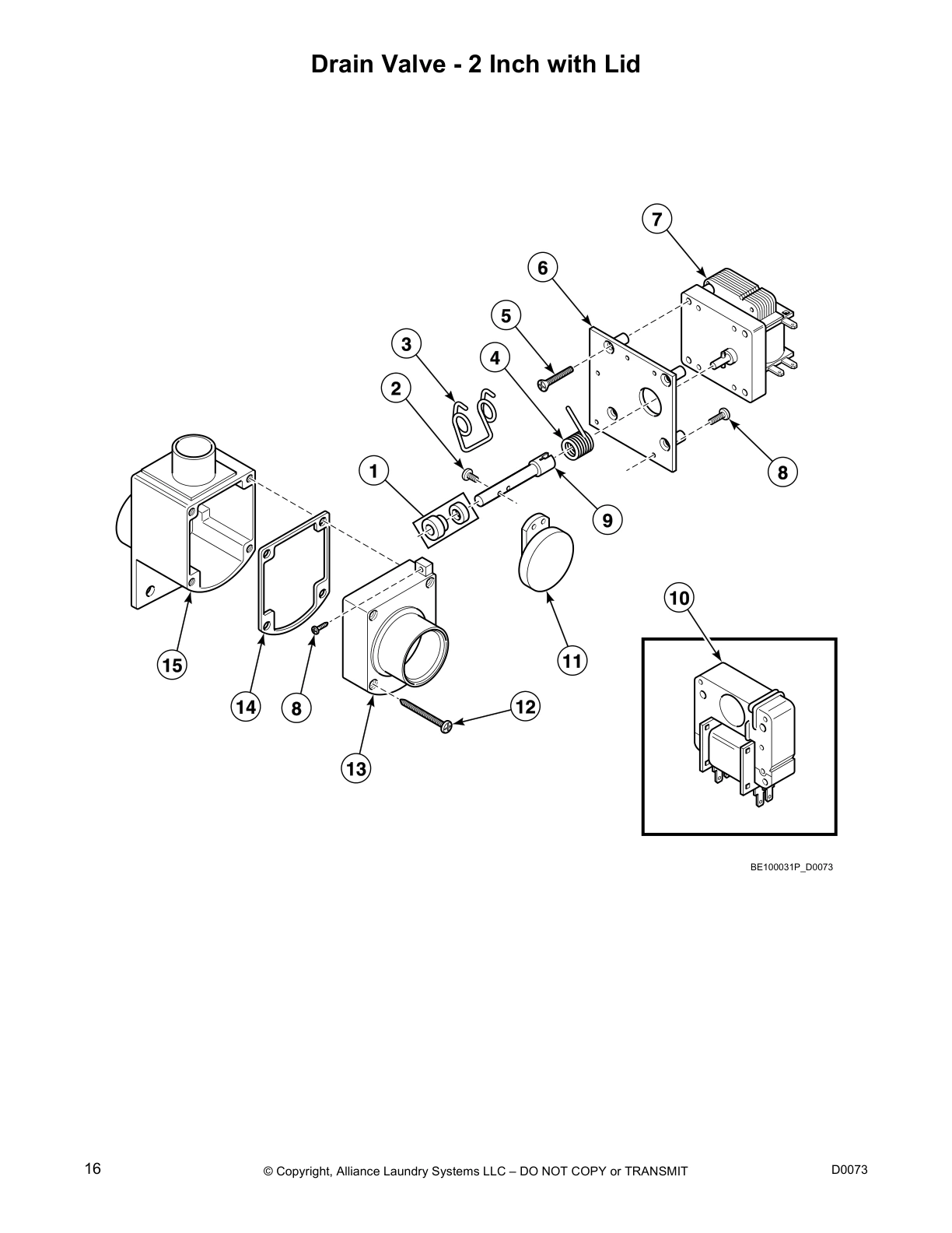 Drain Valve - 2 Inch with Lid
