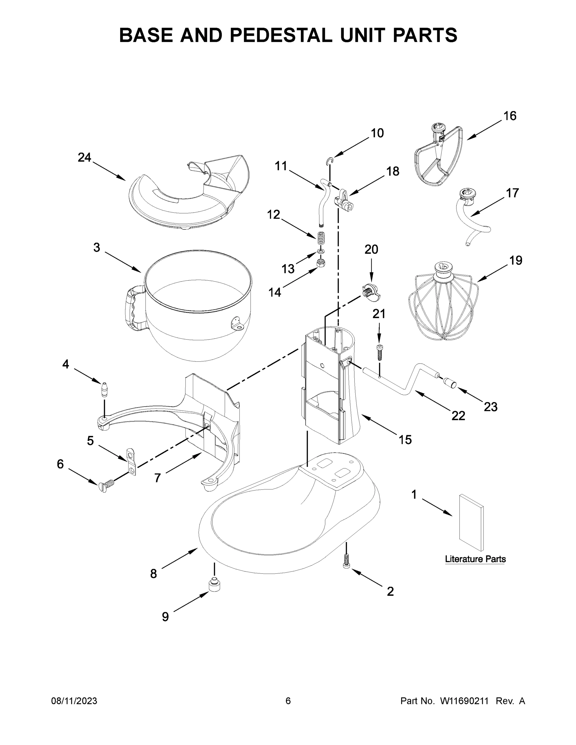04 - BASE AND PEDESTAL UNIT PARTS