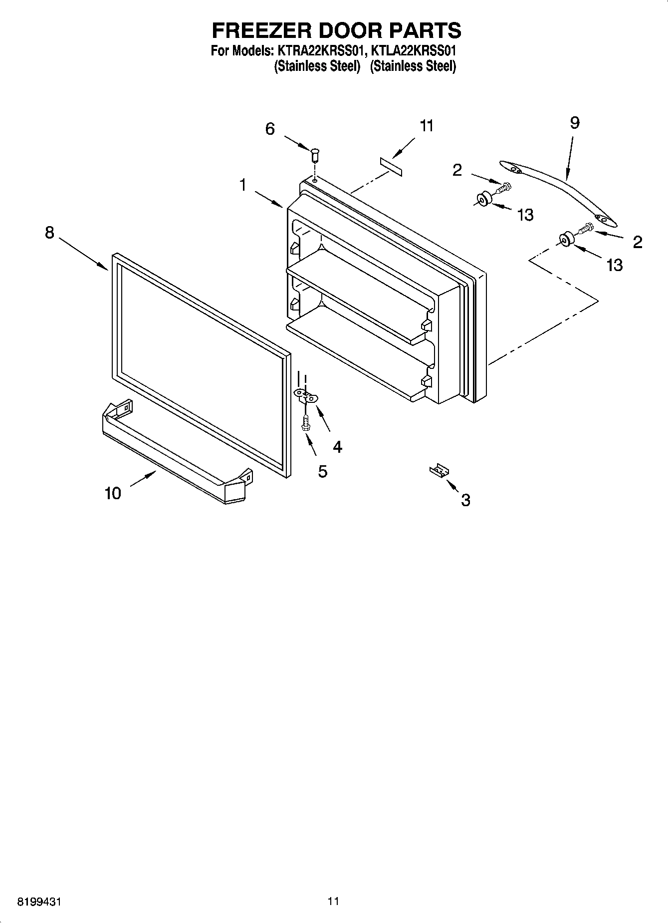 06 - FREEZER DOOR PARTS, OPTIONAL PARTS