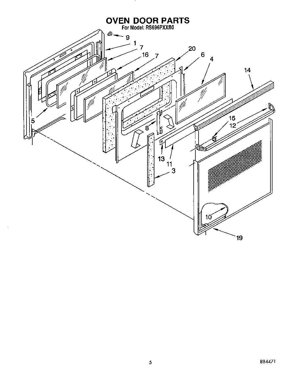 04 - OVEN DOOR
