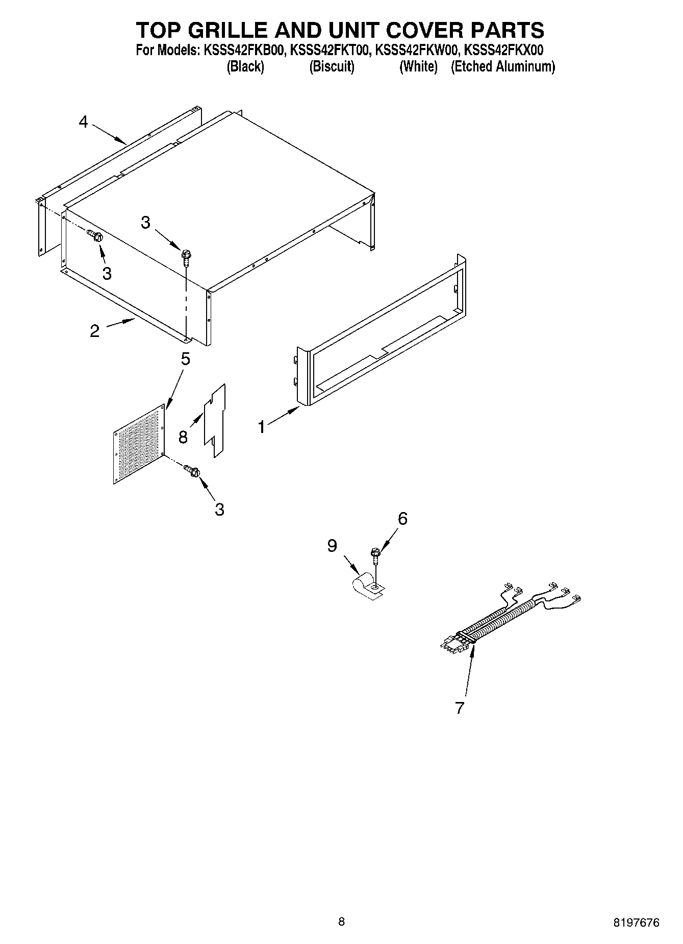06 - TOP GRILLE AND UNIT COVER