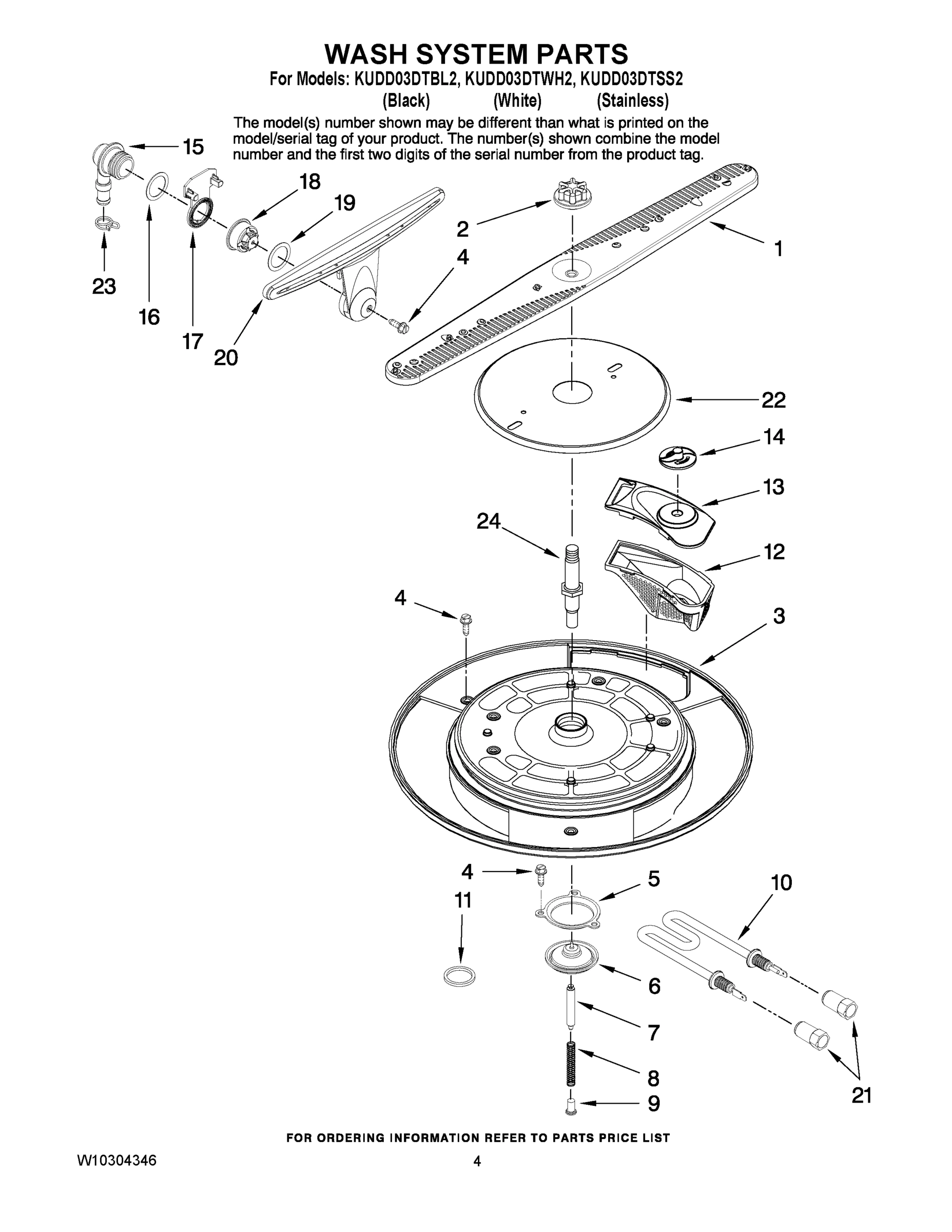 03 - WASH SYSTEM PARTS