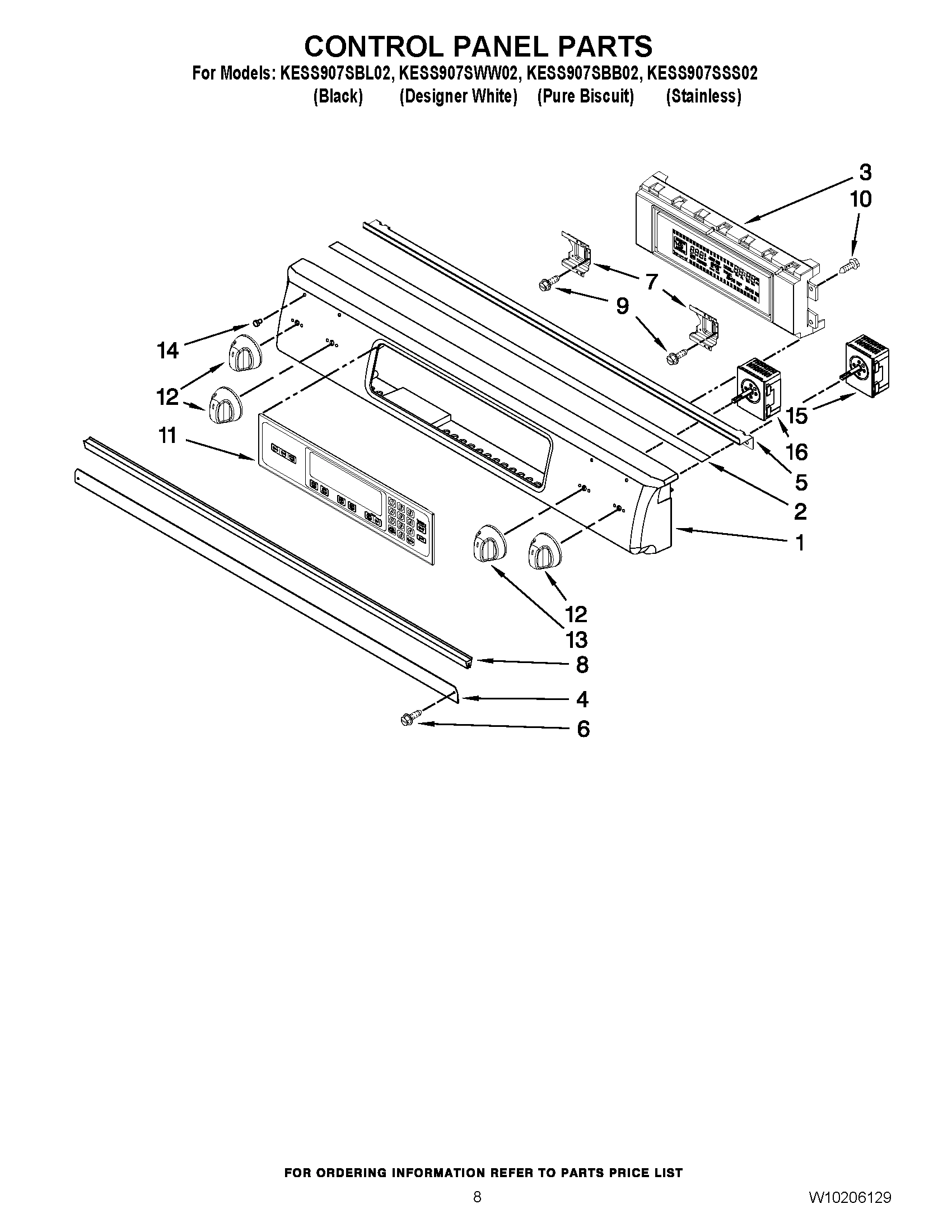 05 - CONTROL PANEL PARTS