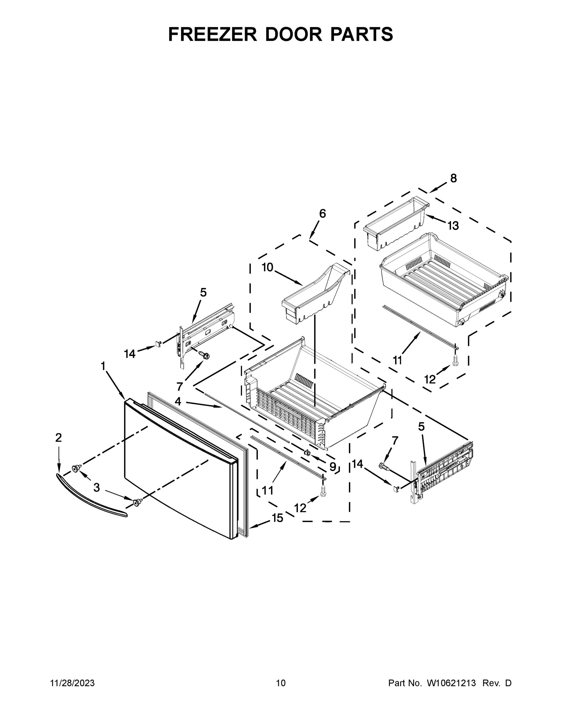 06 - FREEZER DOOR PARTS