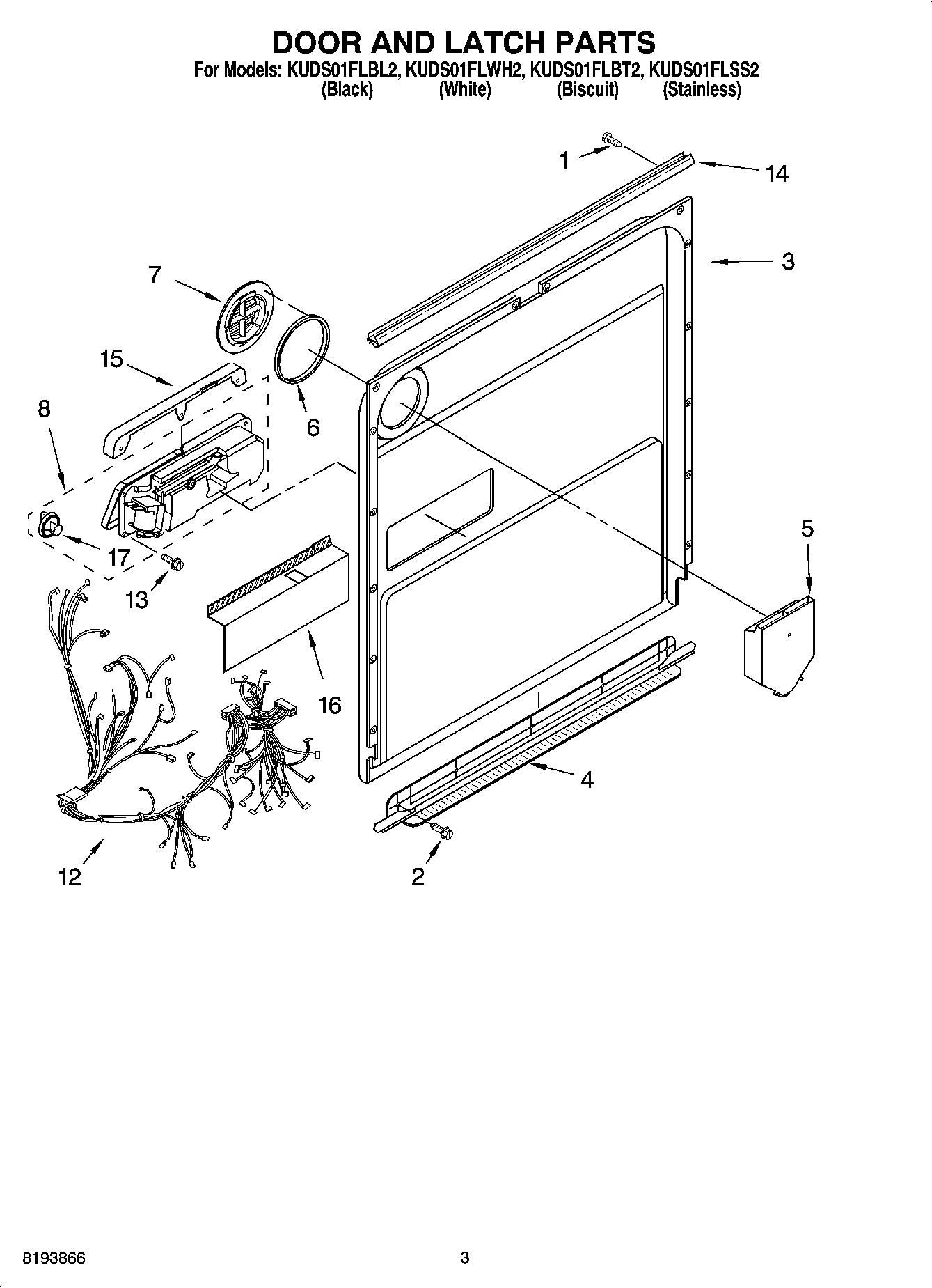 03 - DOOR AND LATCH PARTS