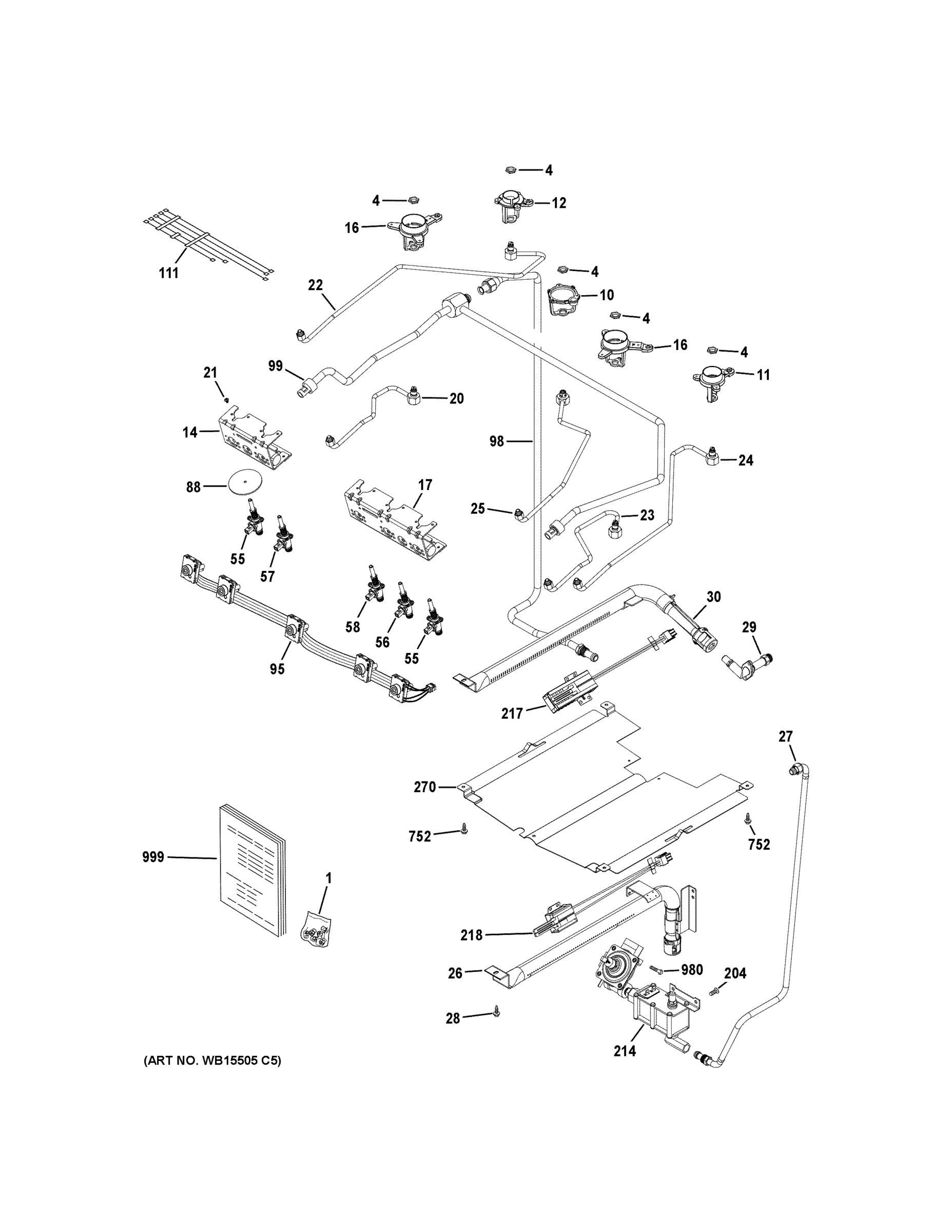 GAS & BURNER PARTS