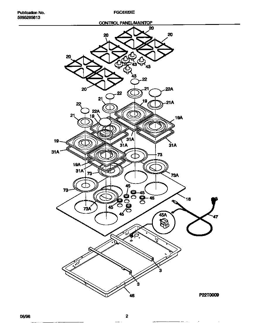 02 - CONTROL PANEL/MAIN TOP
