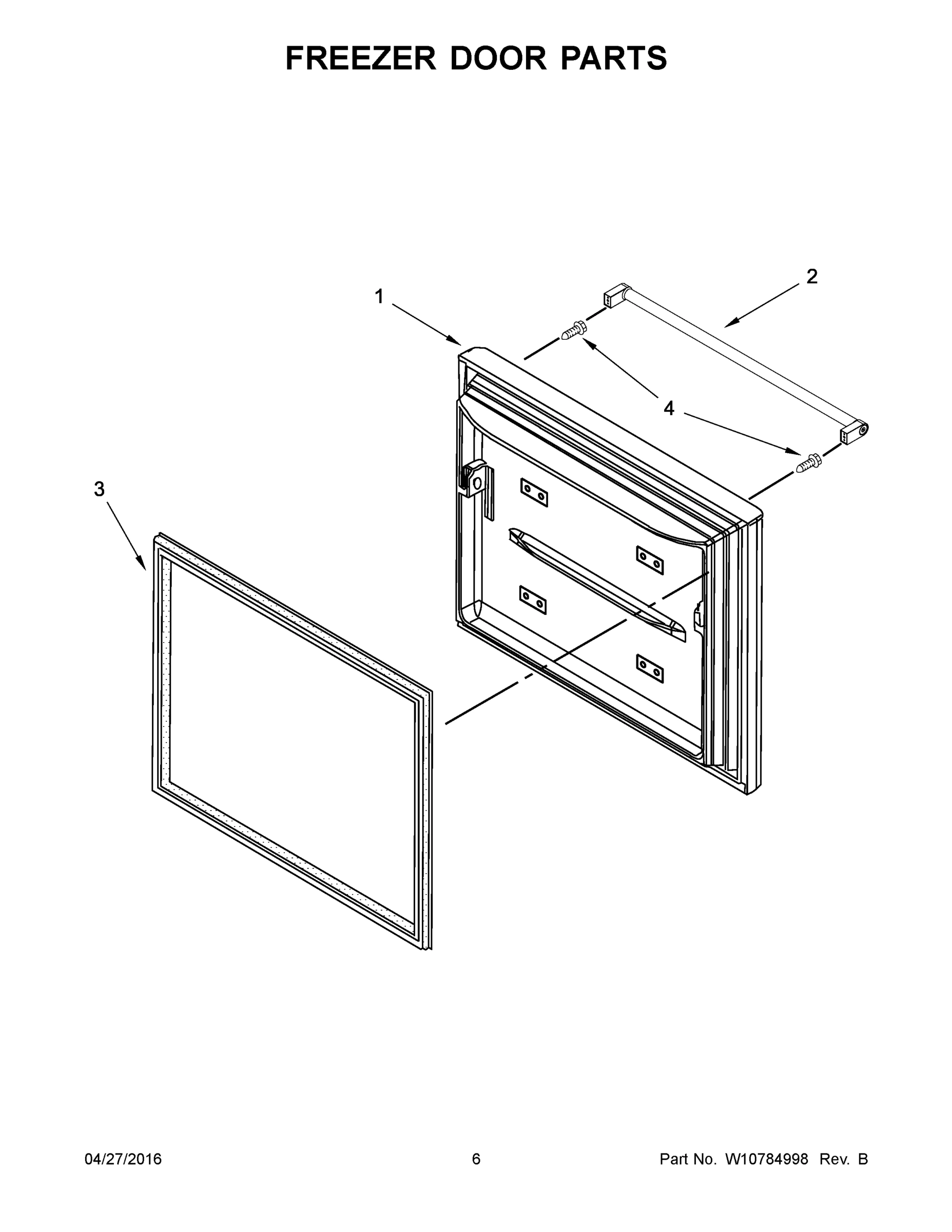 04 - FREEZER DOOR PARTS