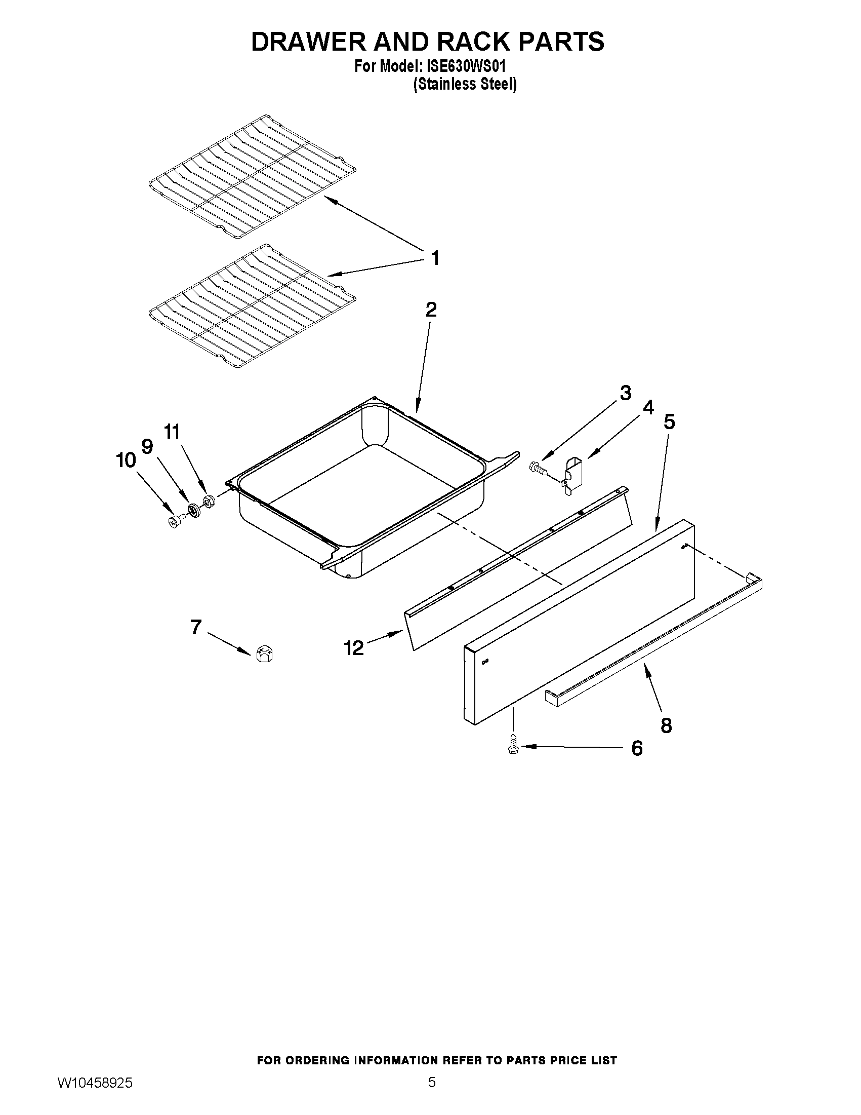 04 - DRAWER & BROILER PARTS
