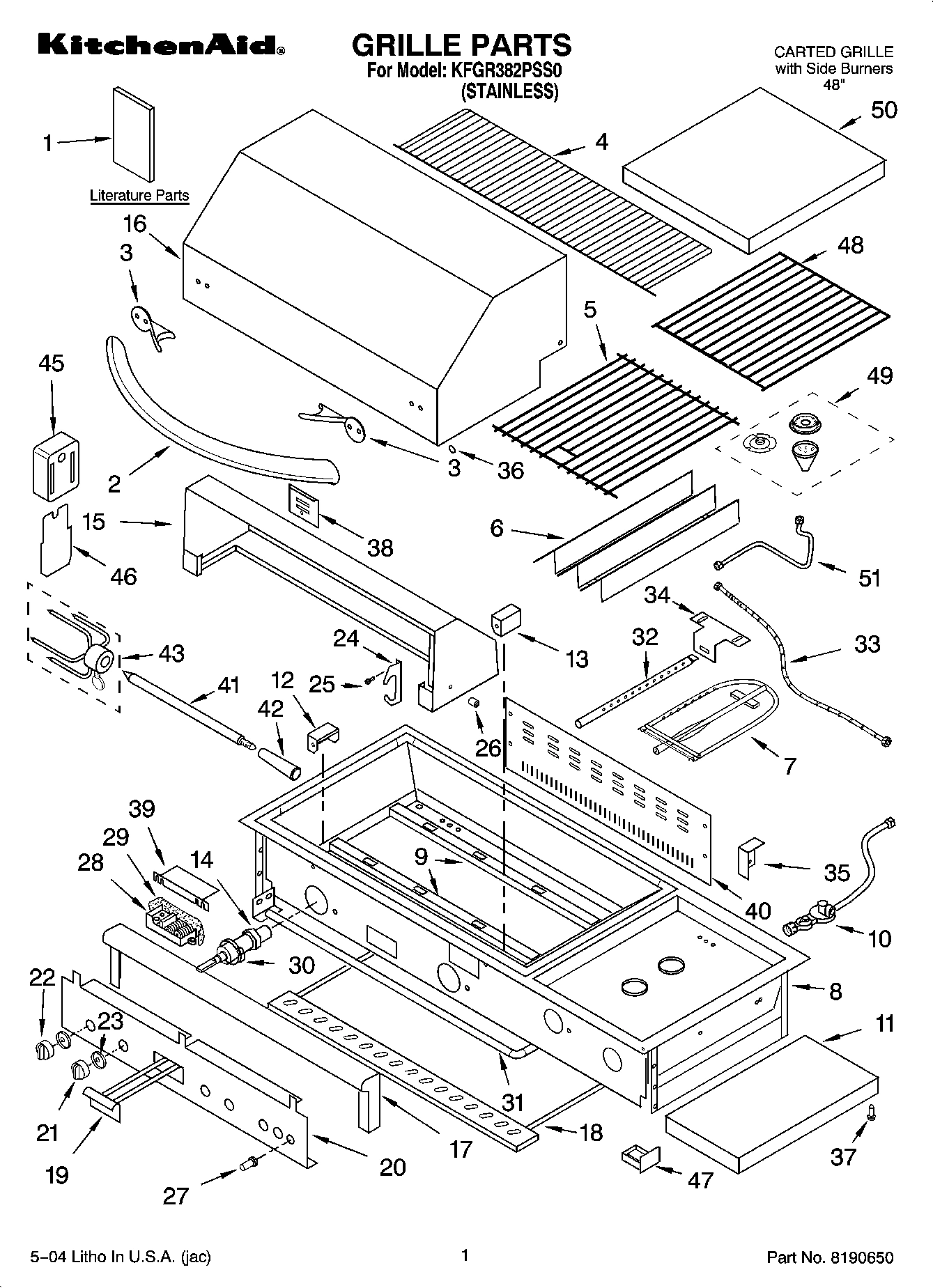 01 - GRILLE PARTS