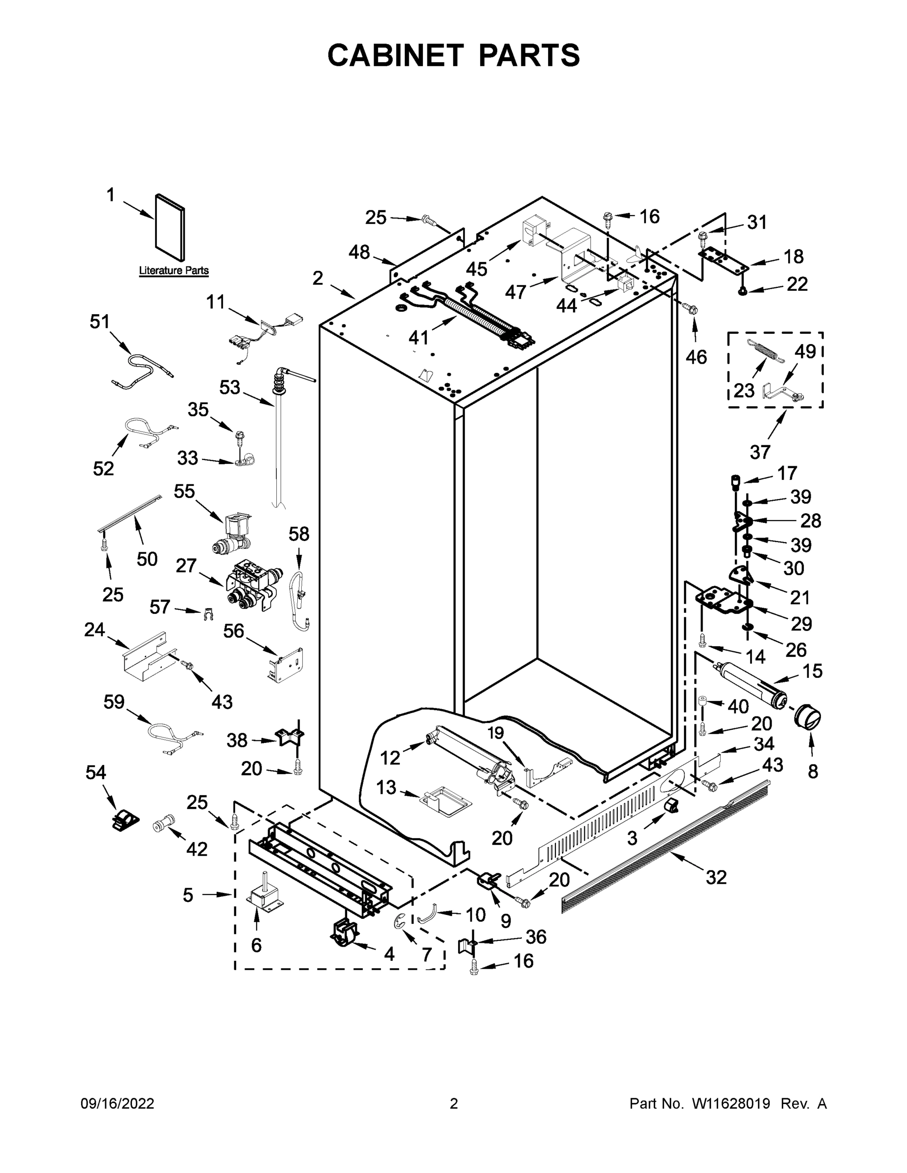 02 - CABINET PARTS