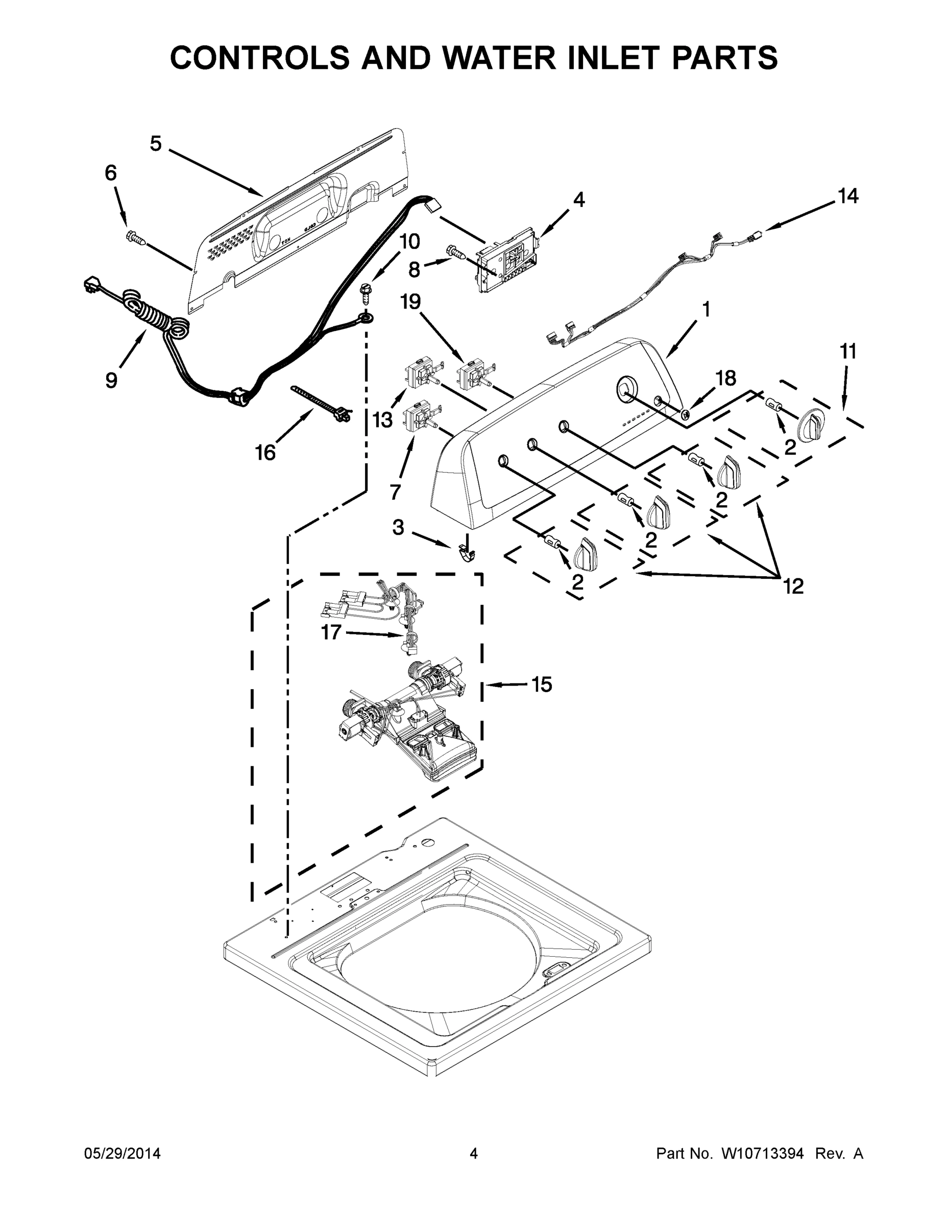 03 - CONTROLS AND WATER INLET PARTS