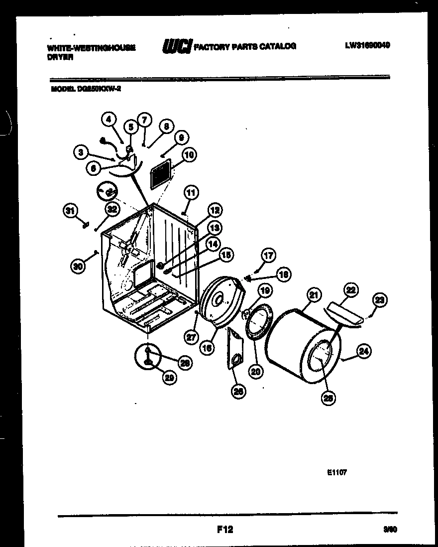 02 - CABINET AND COMPONENT PARTS