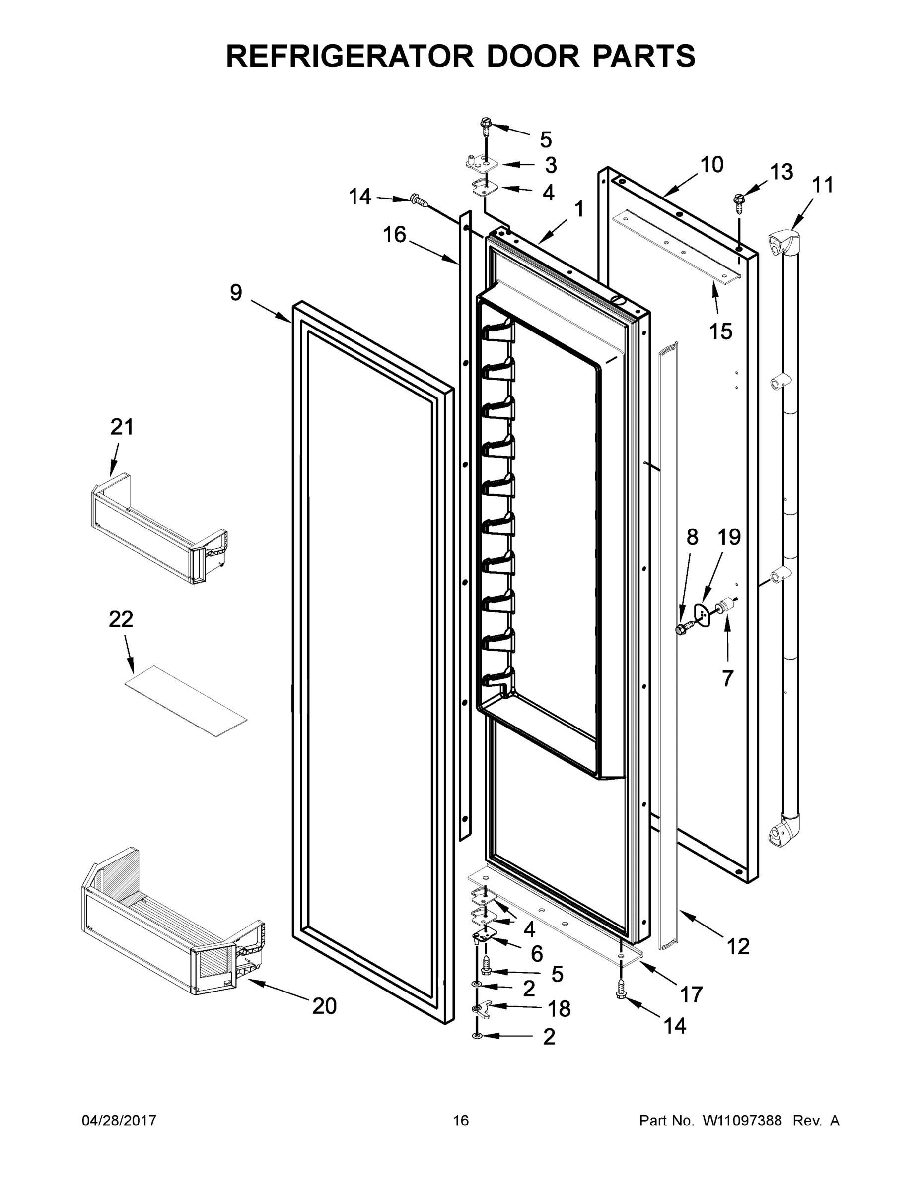 09 - REFRIGERATOR DOOR PARTS