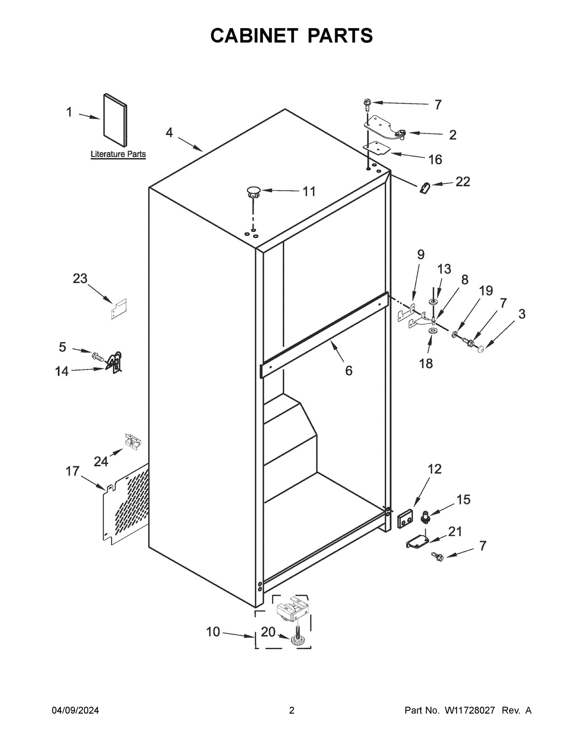 02 - CABINET PARTS