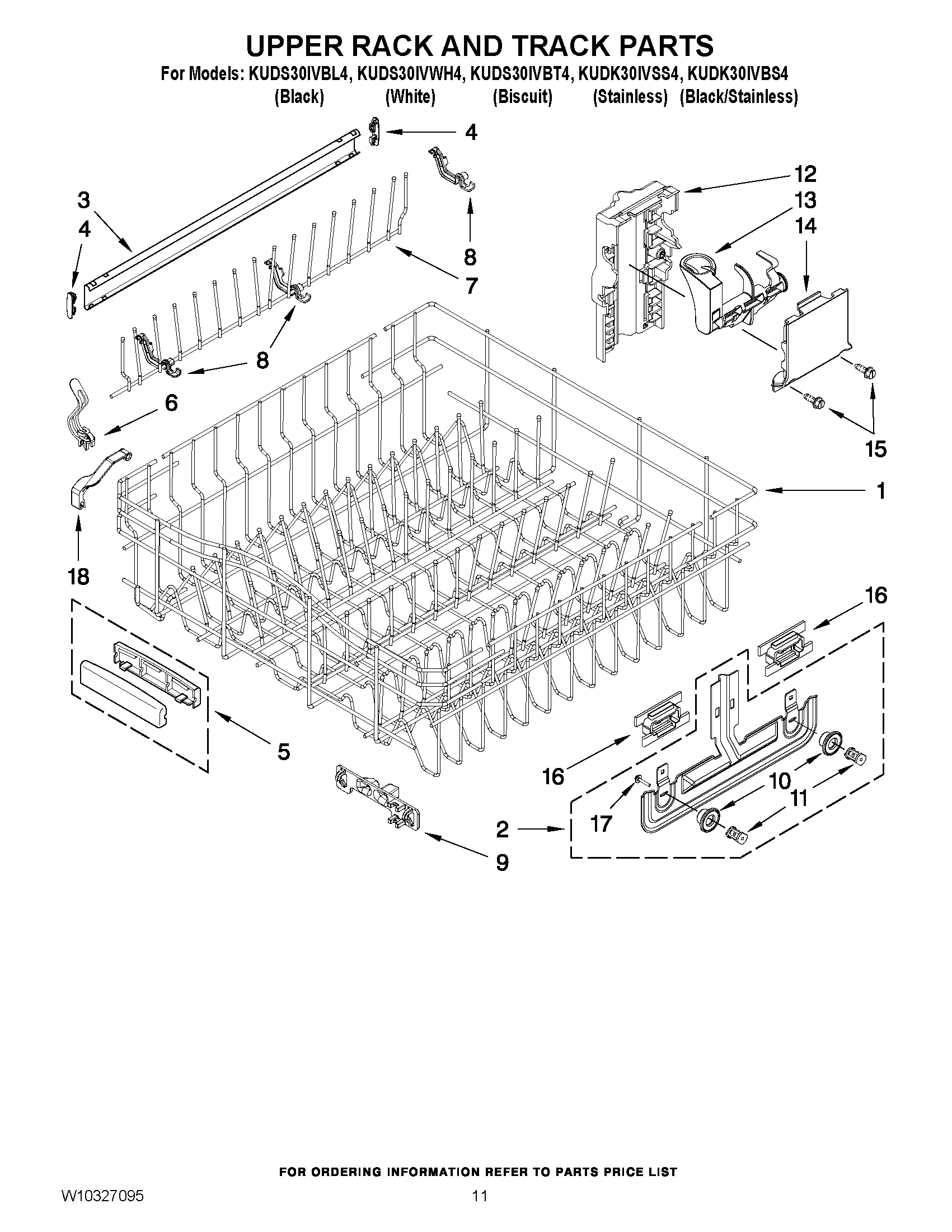 09 - UPPER RACK AND TRACK PARTS