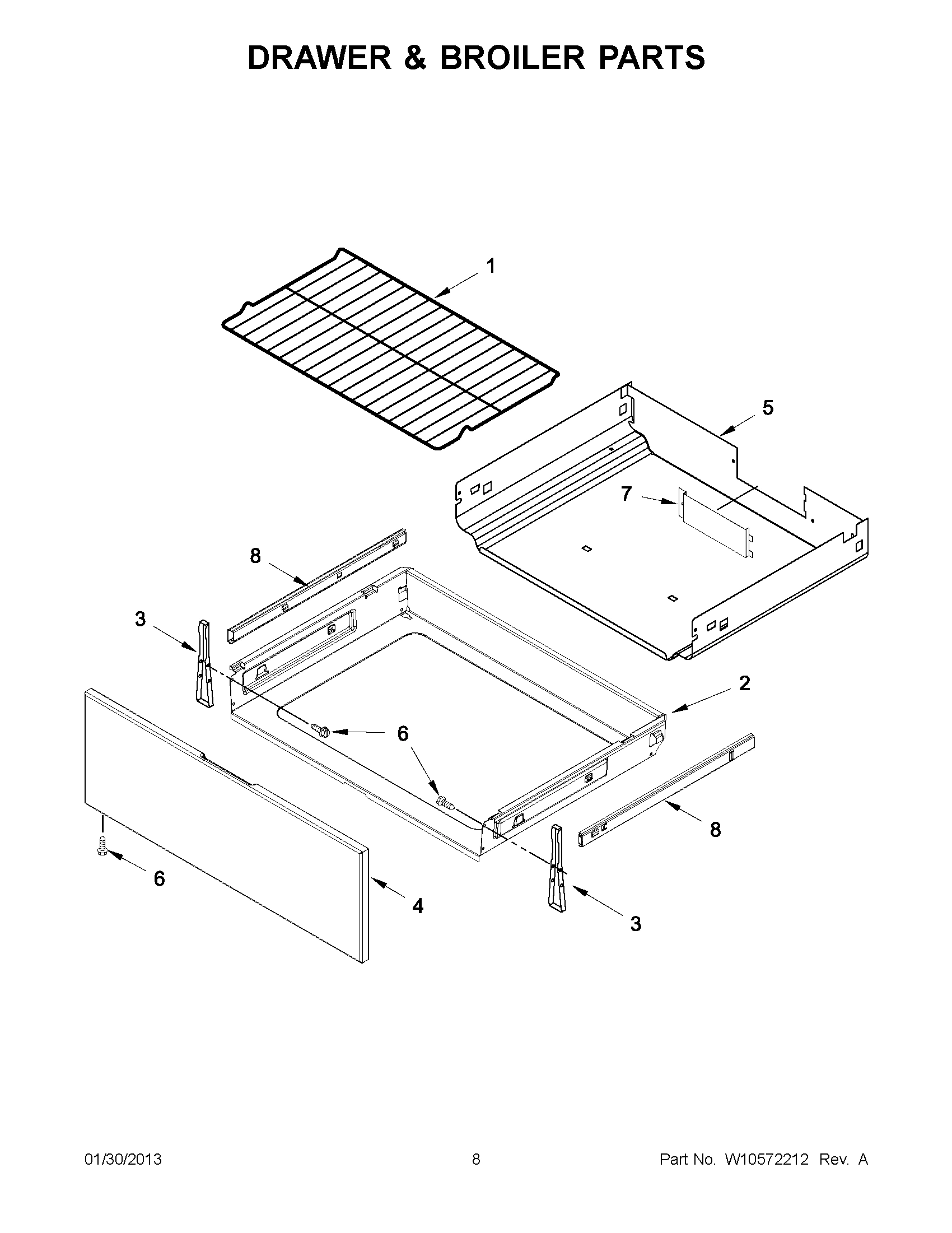 04 - DRAWER & BROILER PARTS