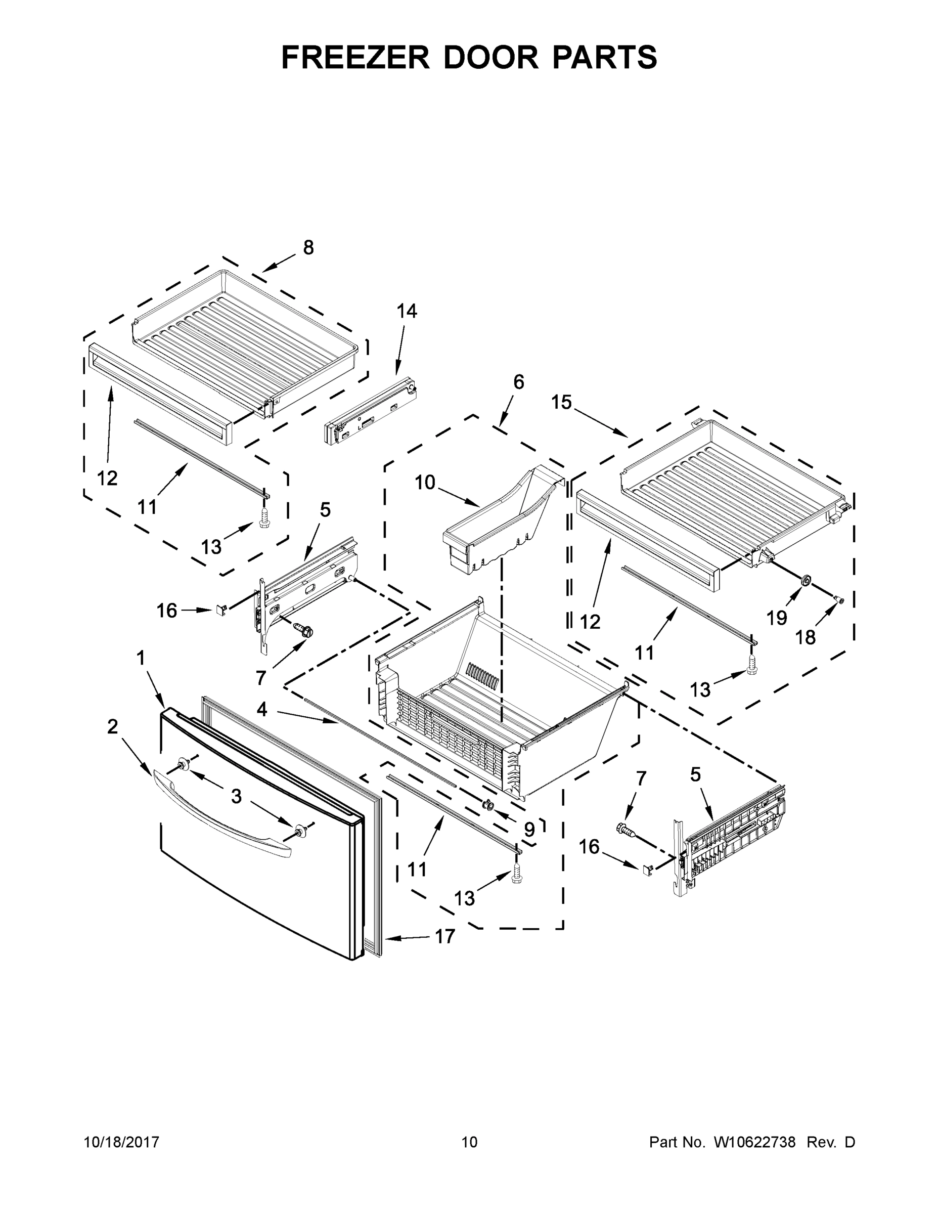 06 - FREEZER DOOR PARTS
