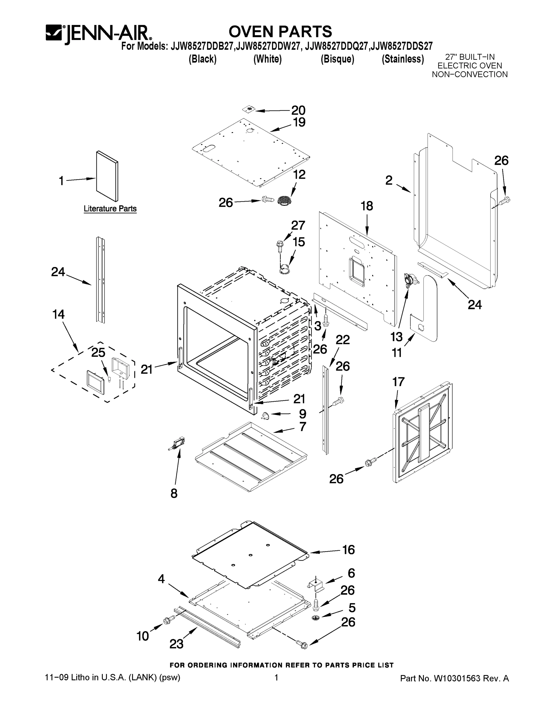 01 - OVEN PARTS