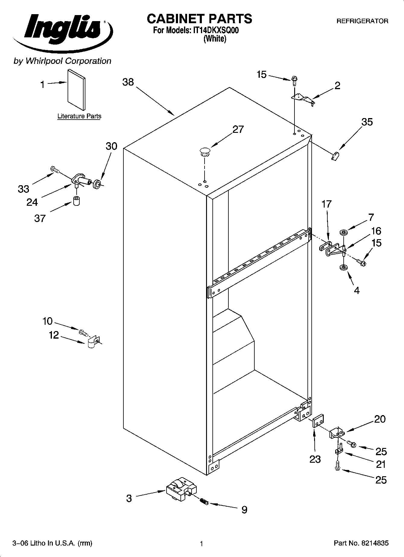 01 - CABINET PARTS