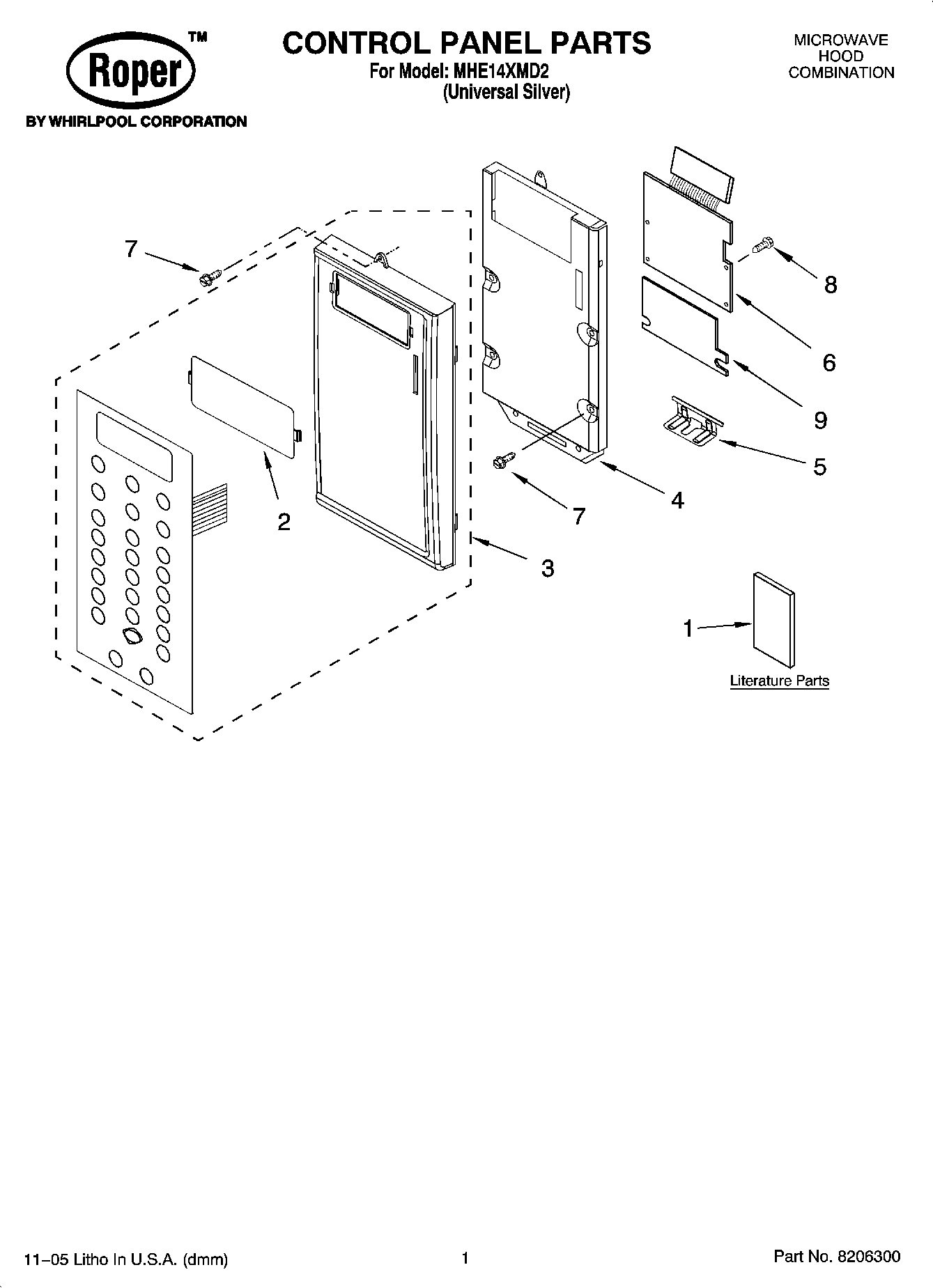 01 - CONTROL PANEL PARTS