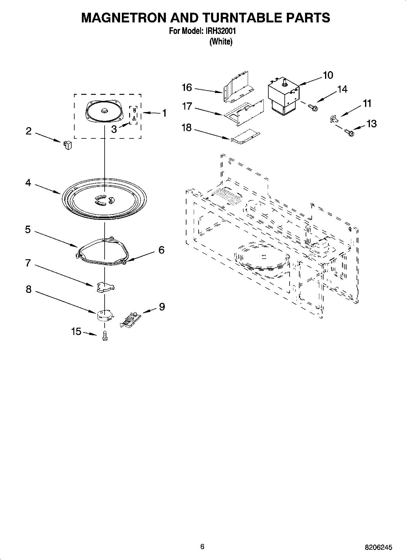 05 - MAGNETRON AND TURNTABLE PARTS