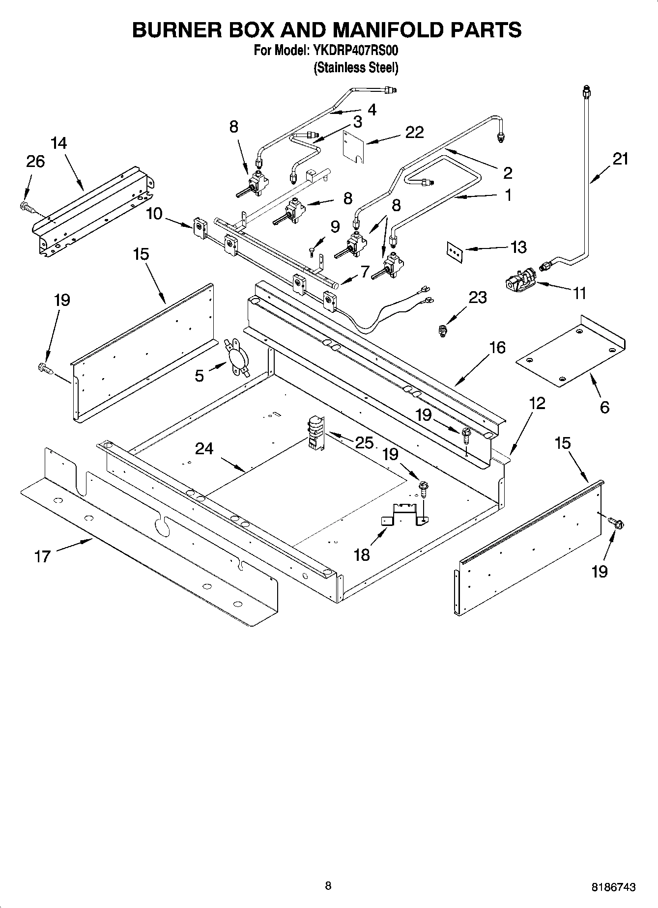 07 - BURNER BOX AND MANIFOLD PARTS