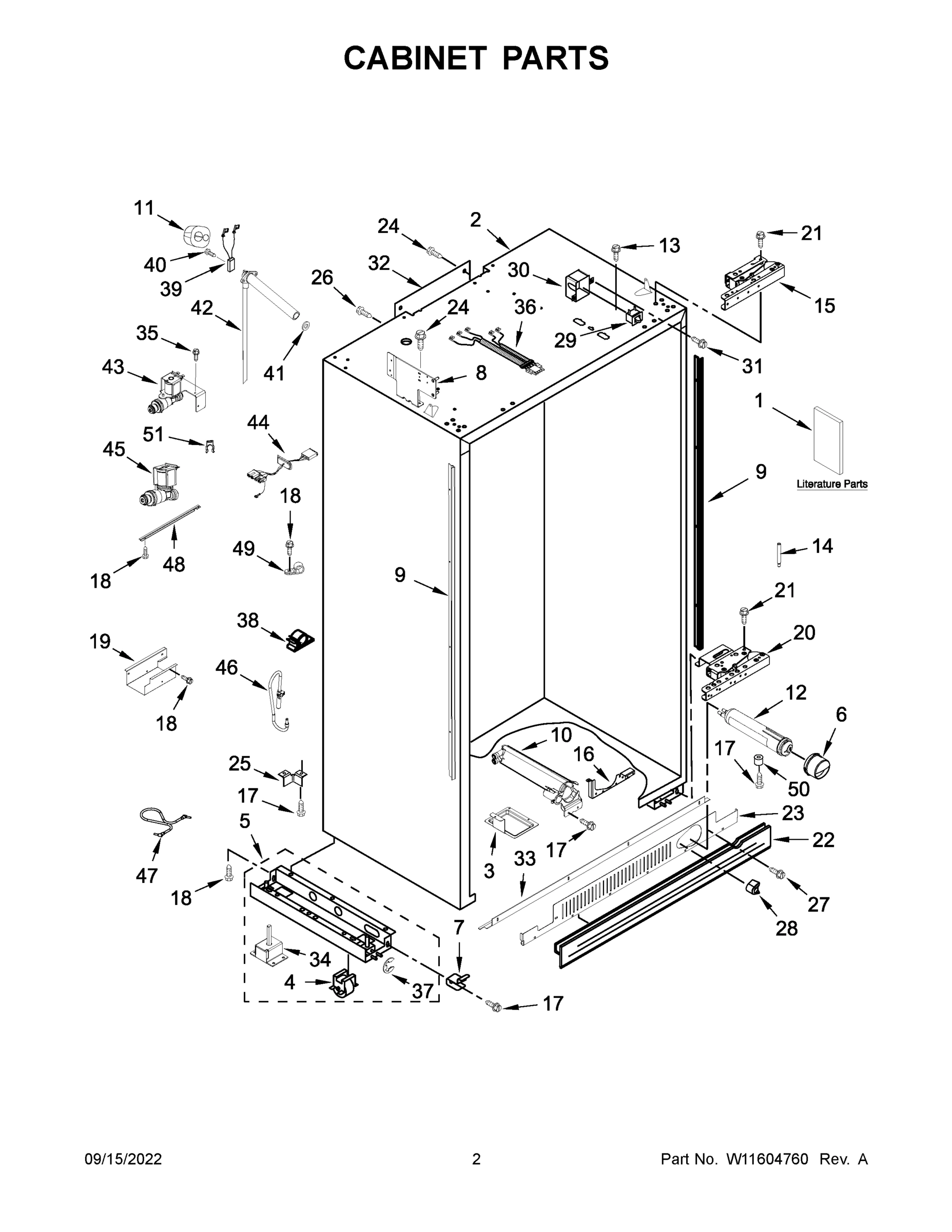 02 - CABINET PARTS