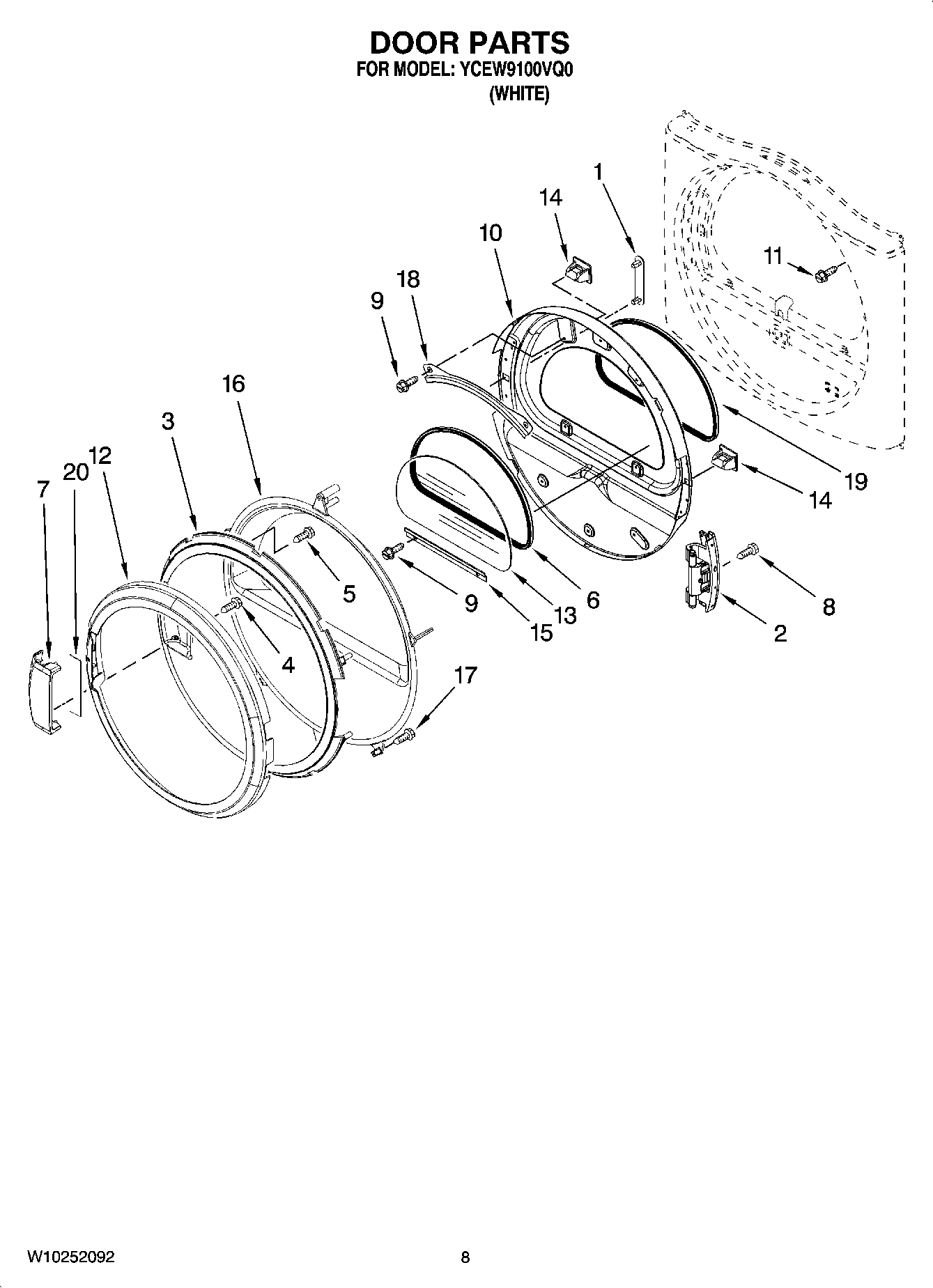 04 - DOOR PARTS, OPTIONAL PARTS (NOT INCLUDED)