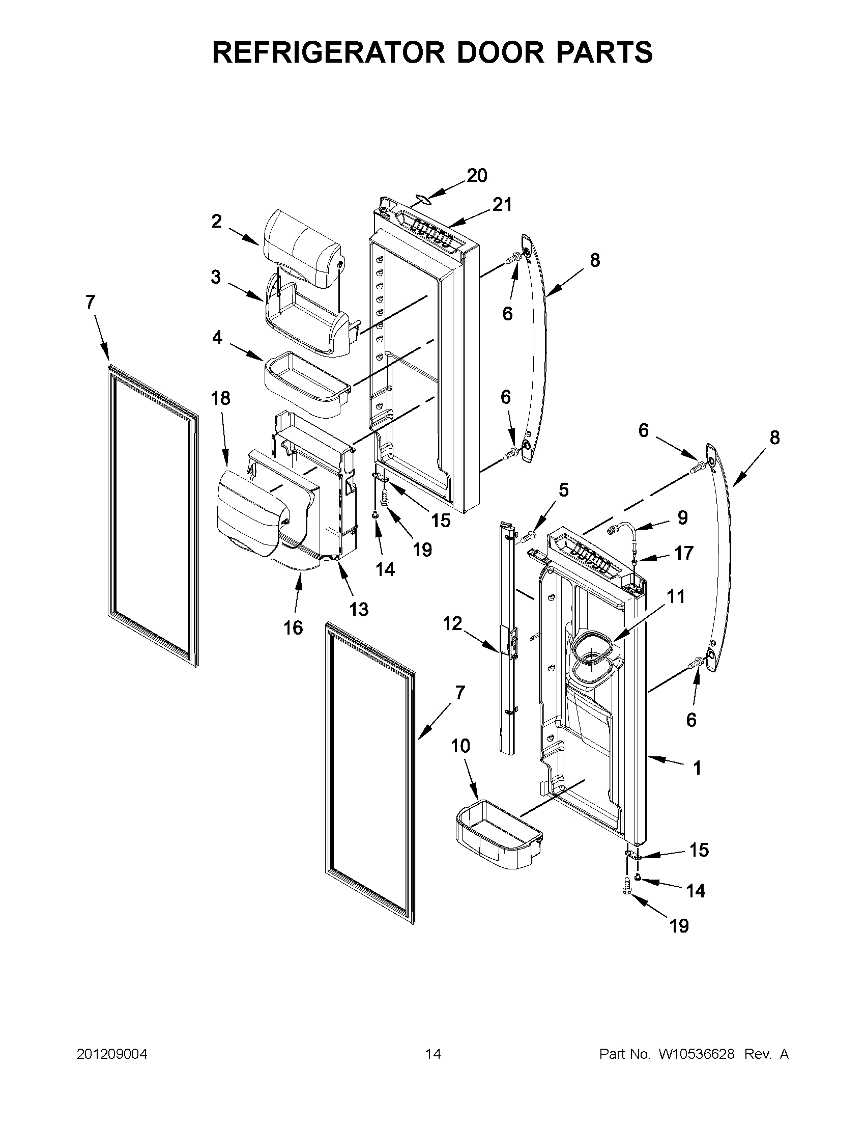 07 - REFRIGERATOR DOOR PARTS
