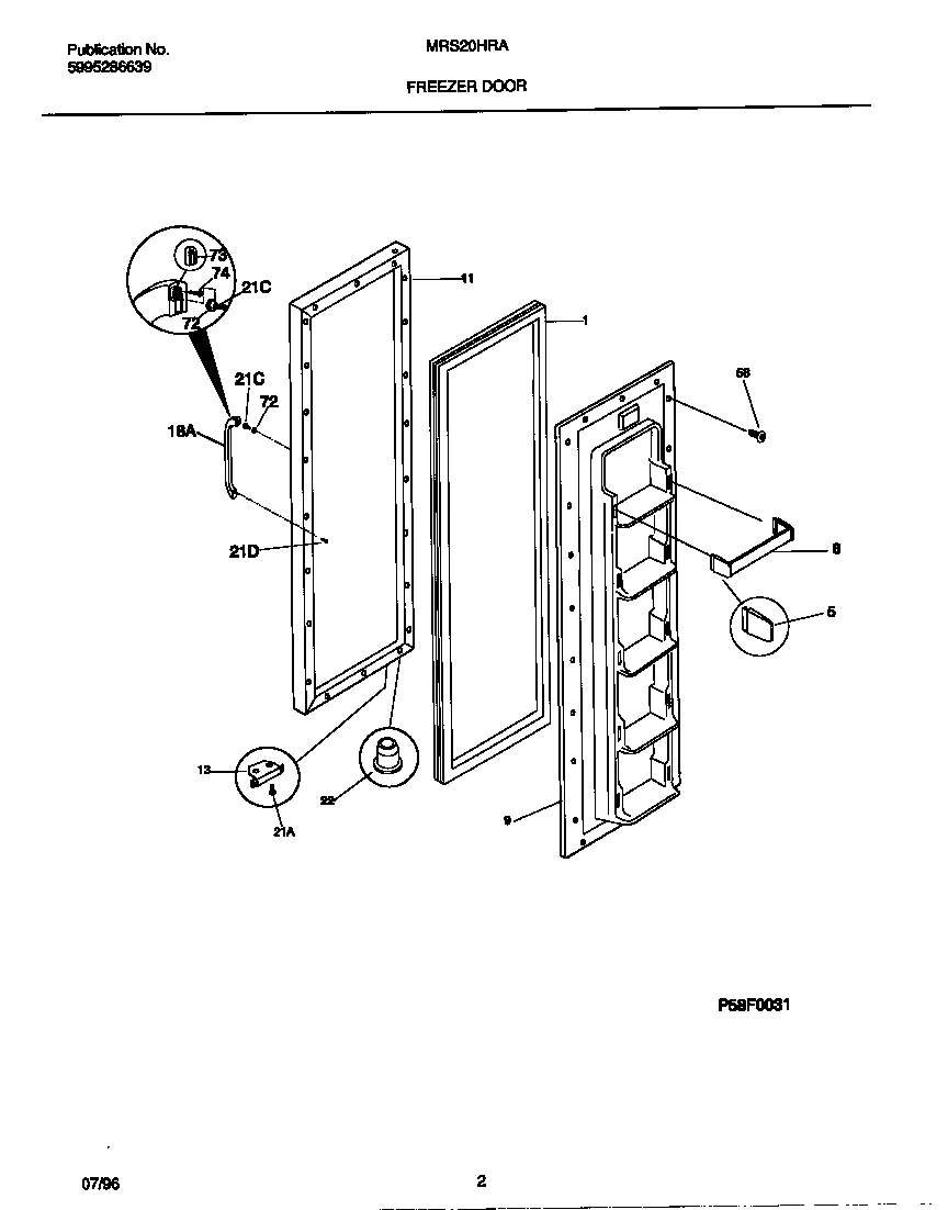 02 - FREEZER DOOR