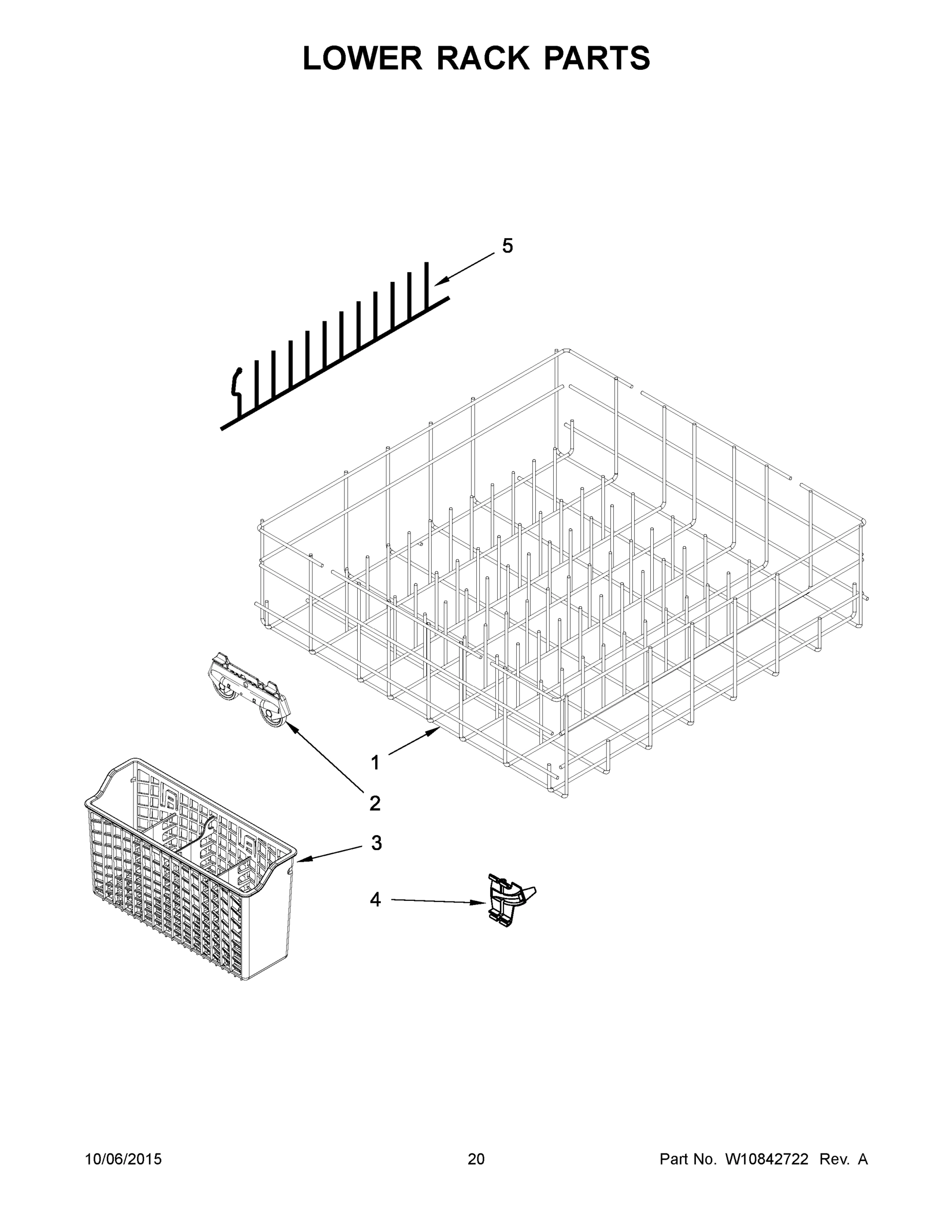 11 - LOWER RACK PARTS