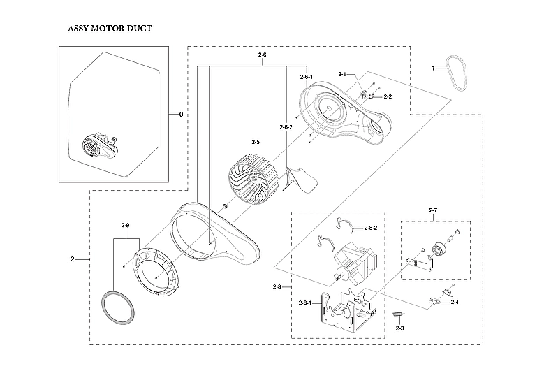 Motor Duct Assembly