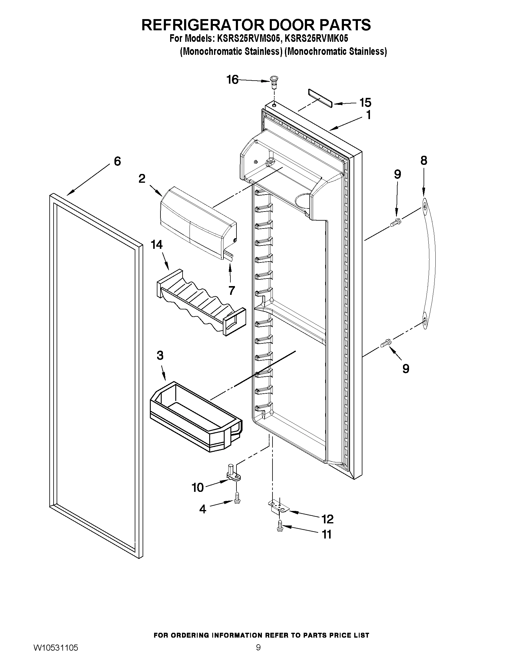 06 - REFRIGERATOR DOOR PARTS