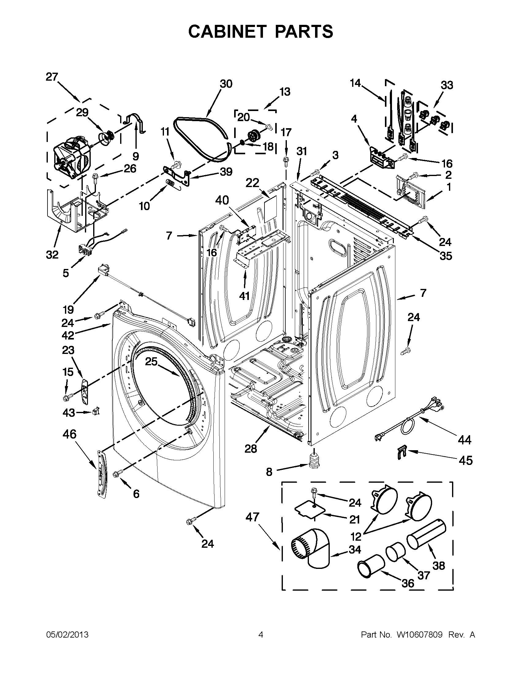 02 - CABINET PARTS
