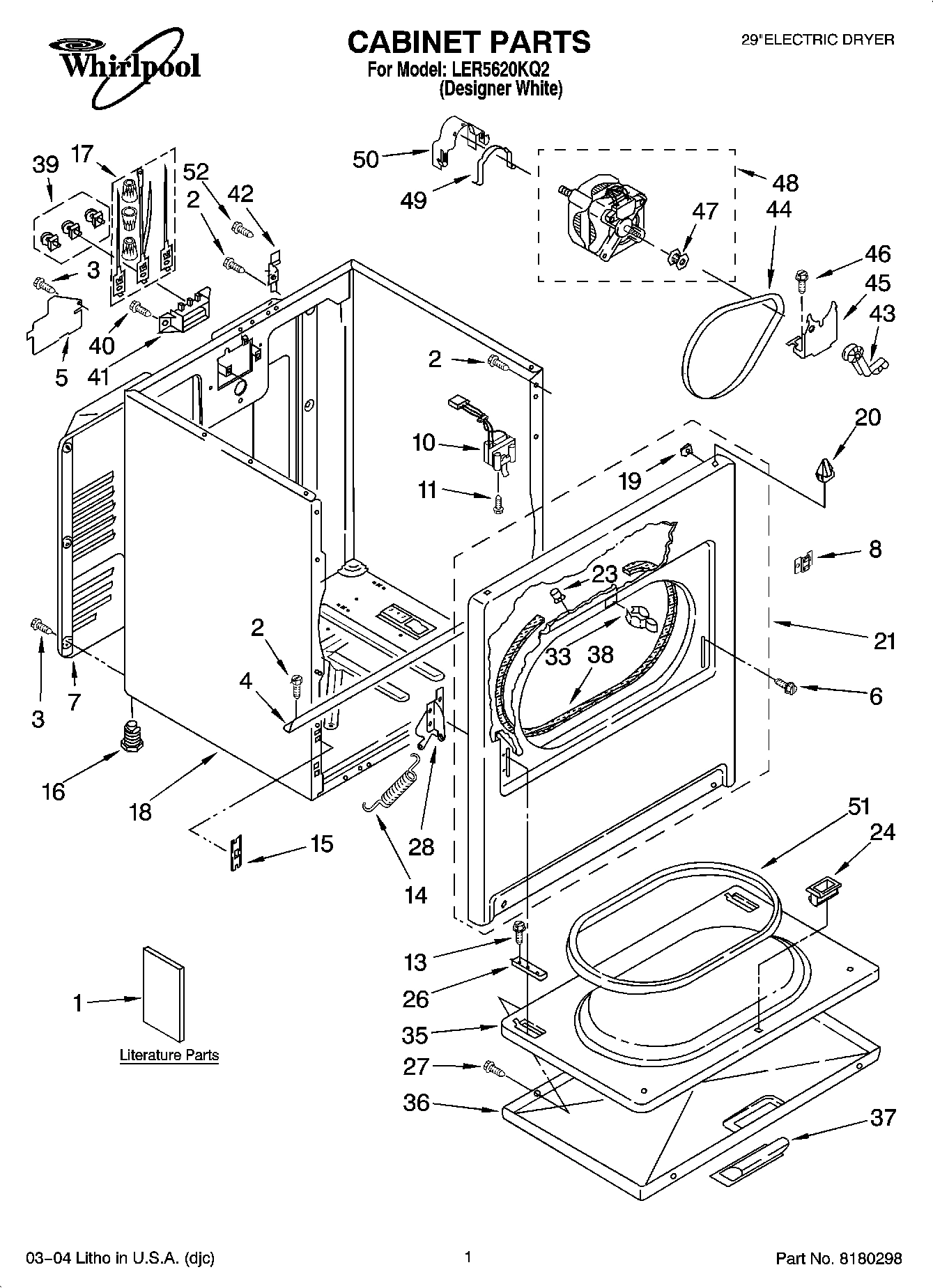 01 - CABINET PARTS