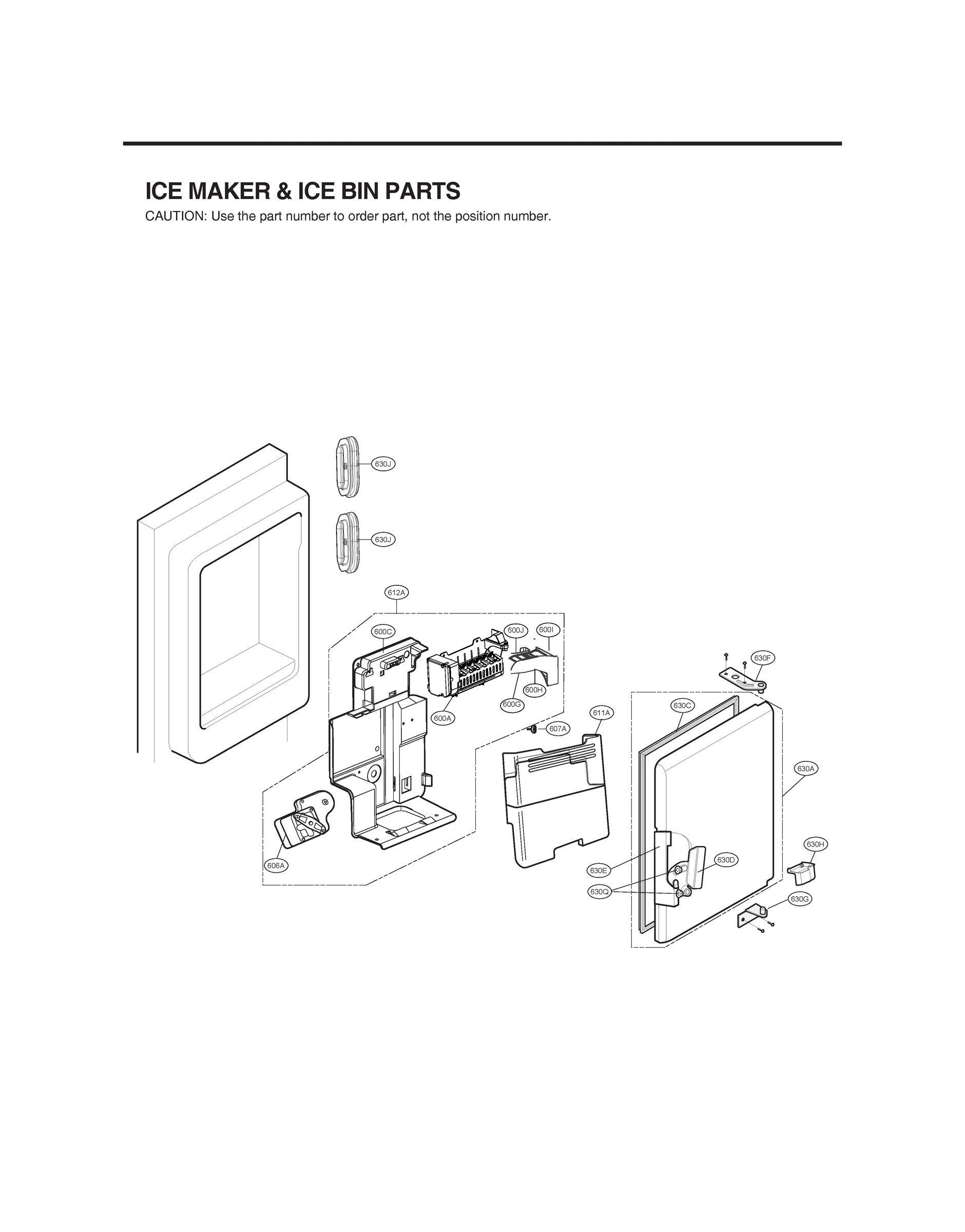 ICEMAKER & ICE BIN PARTS