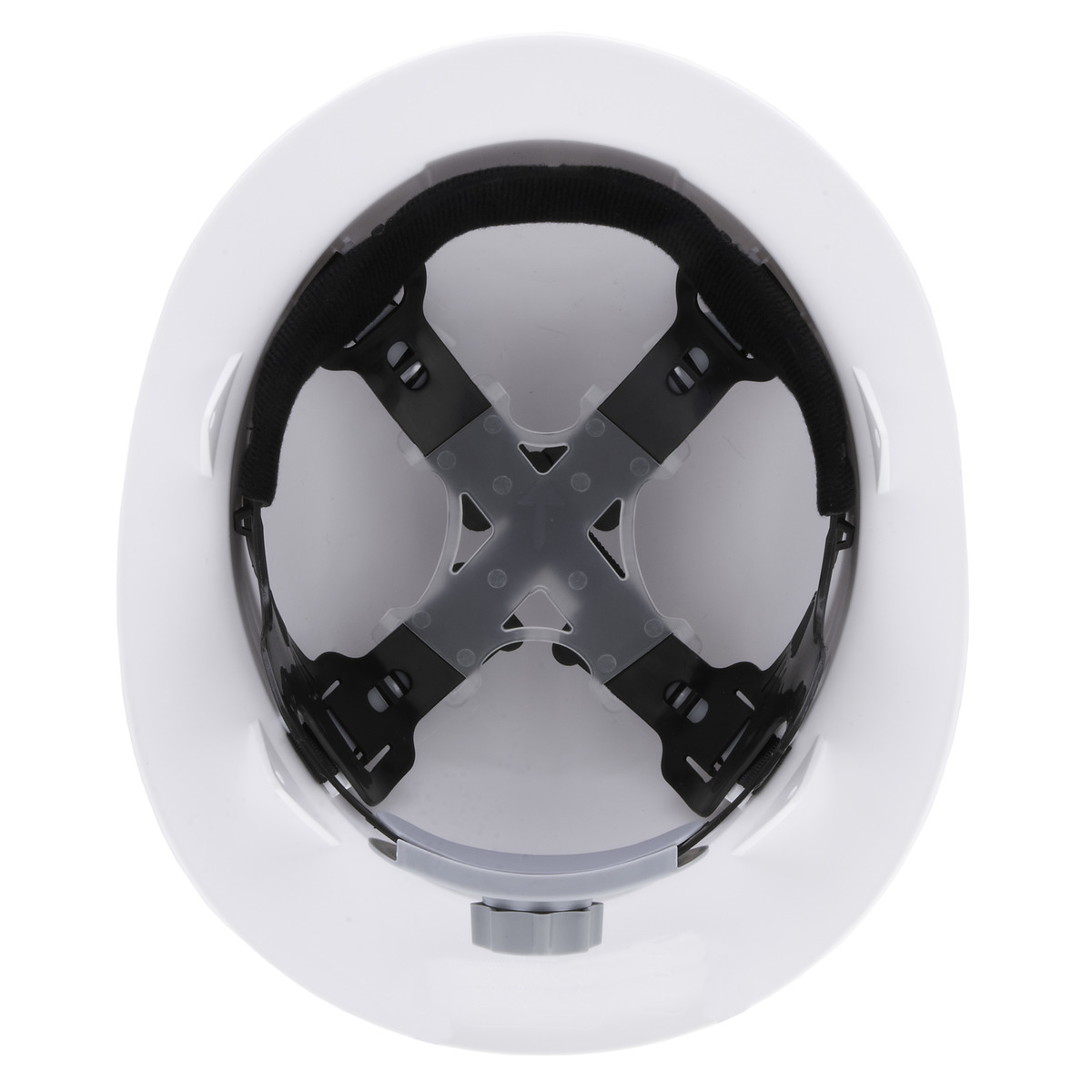 Fully Adjustable White Full-Brim Safety Helmet for Construction - NSI  Industries