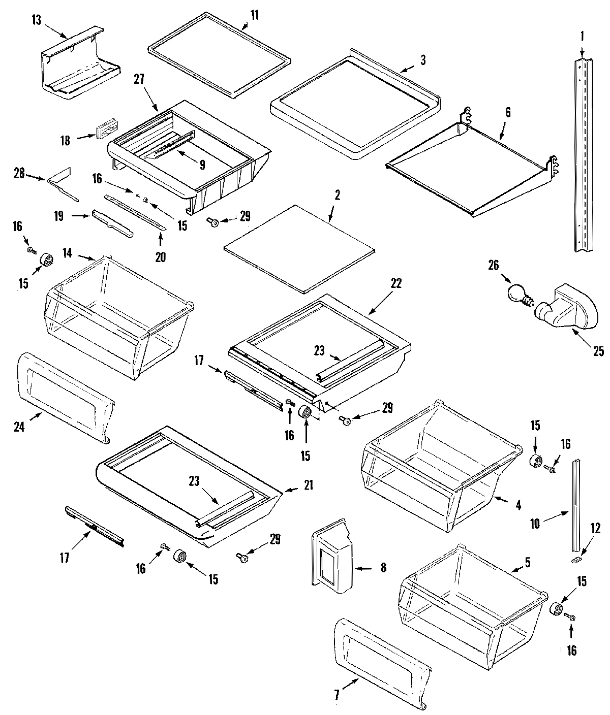 11 - SHELVES & ACCESSORIES