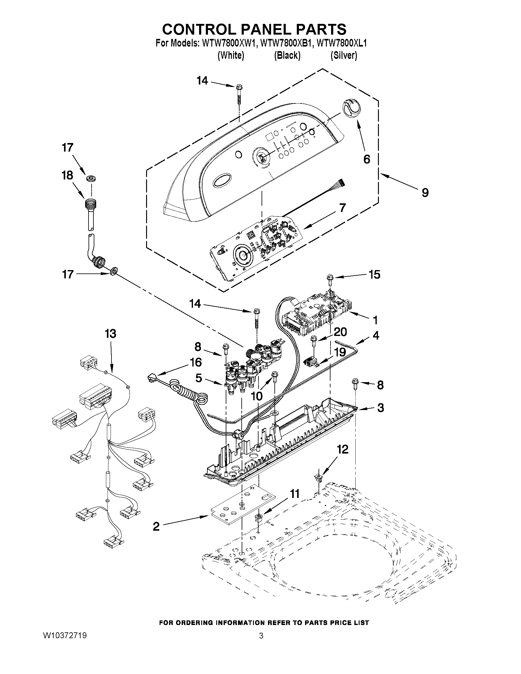 02 - CONTROL PANEL PARTS
