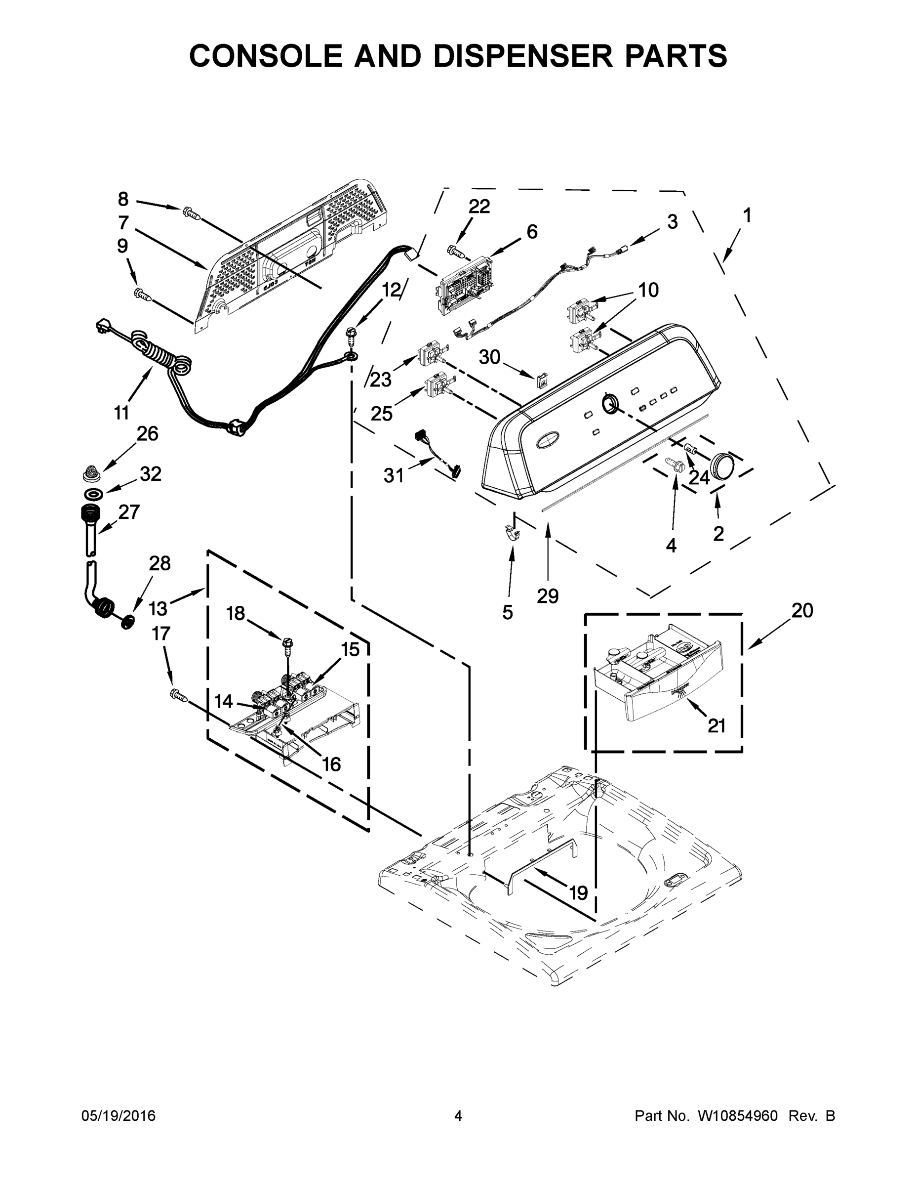 03 - CONSOLE AND DISPENSER PARTS