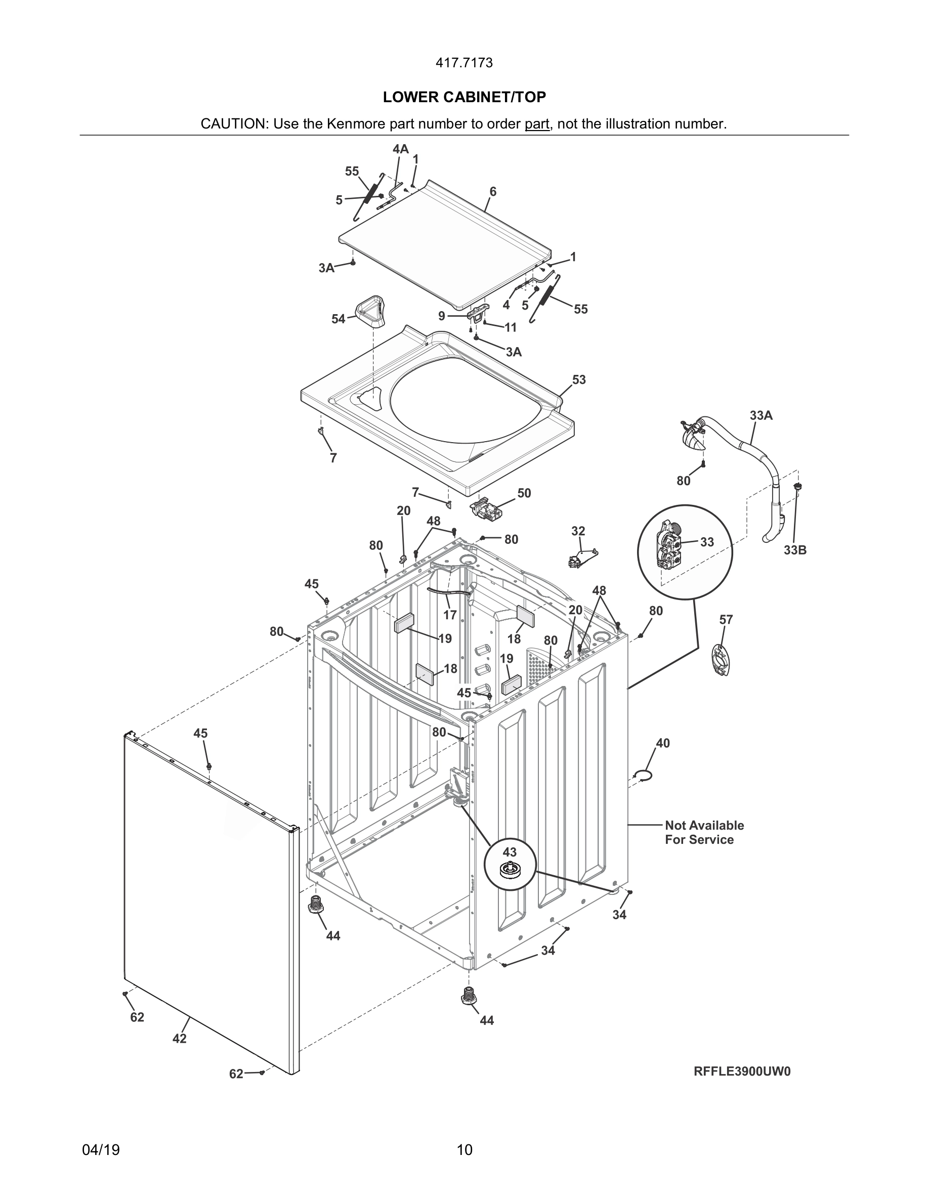 11 - LOWER CABINET/TOP