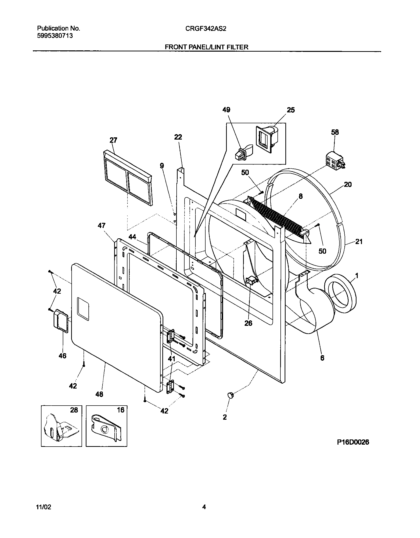 05 - FRONT PANEL/LINT FILTER